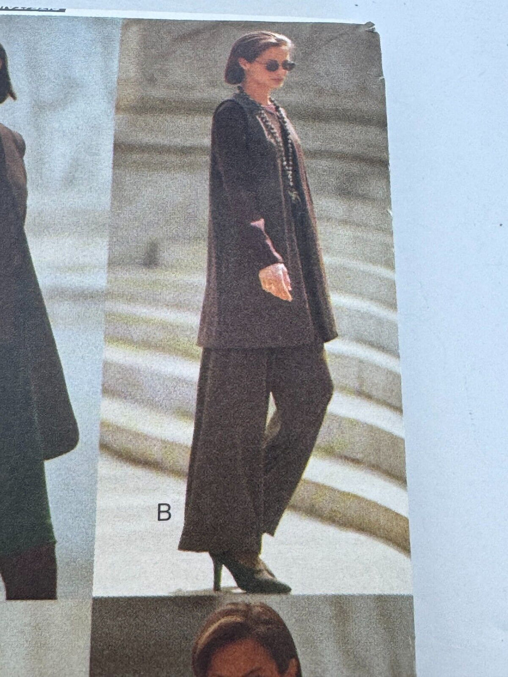Vogue 1471 Sewing Pattern Misses Jacket Vest Top Skirt Pants Scarf Minimalist 90s Wardrobe Capsule Size 20-24 UNCUT
