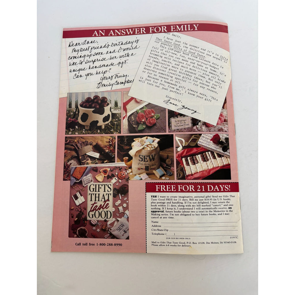 For The Love Of Cross Stitch Magazine Jan 1991 Hosanna Sampler Holiday Chickadee