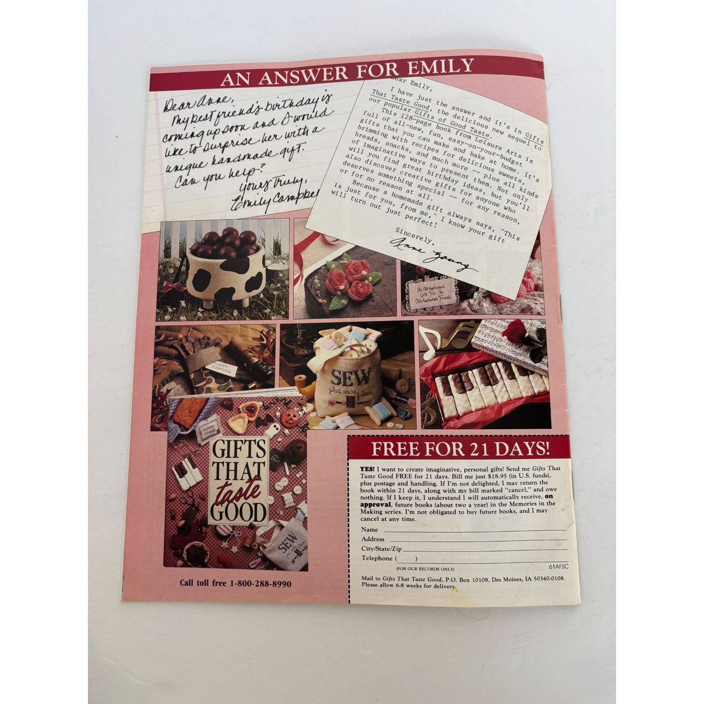 For The Love Of Cross Stitch Magazine Jan 1991 Hosanna Sampler Holiday Chickadee