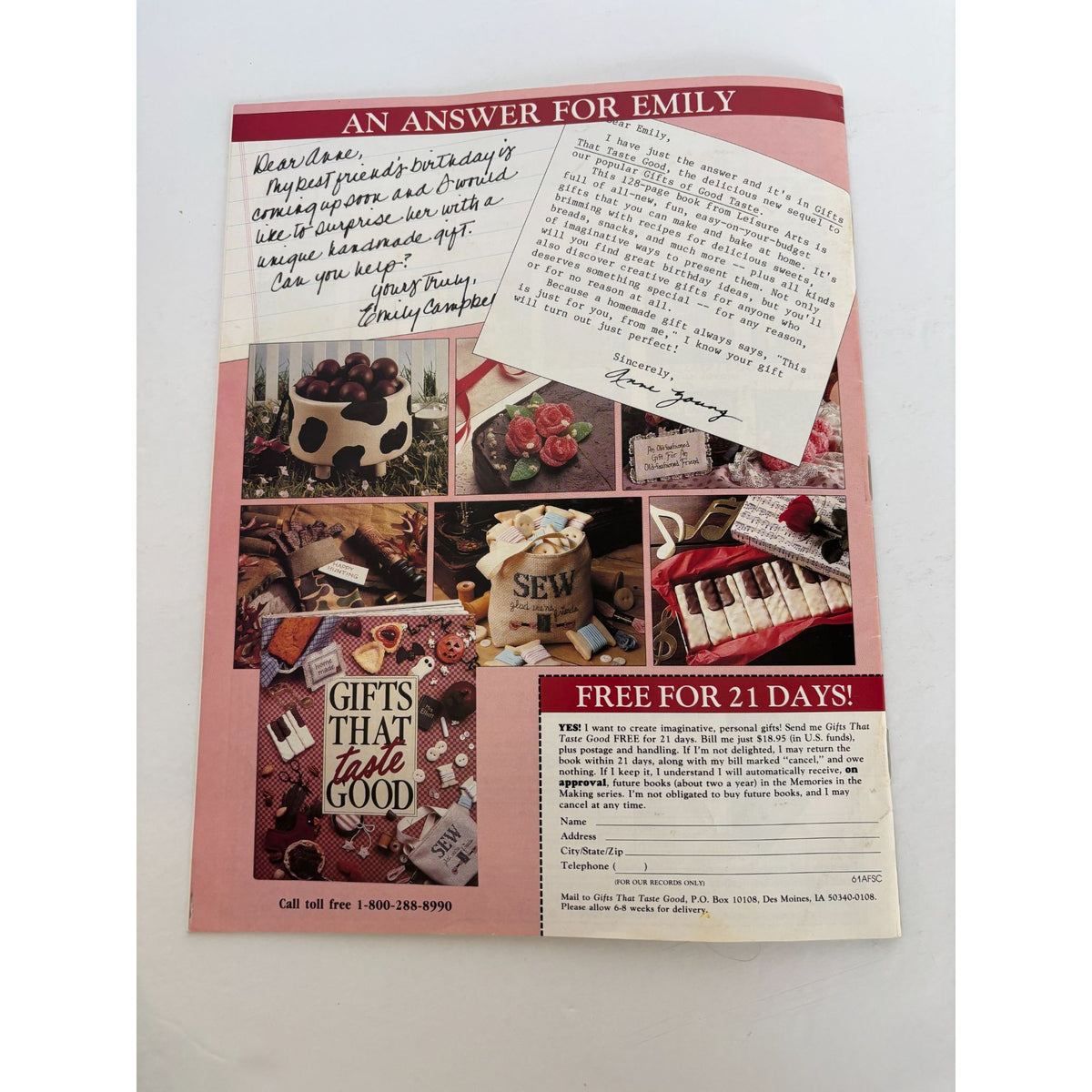 For The Love Of Cross Stitch Magazine Jan 1991 Hosanna Sampler Holiday Chickadee