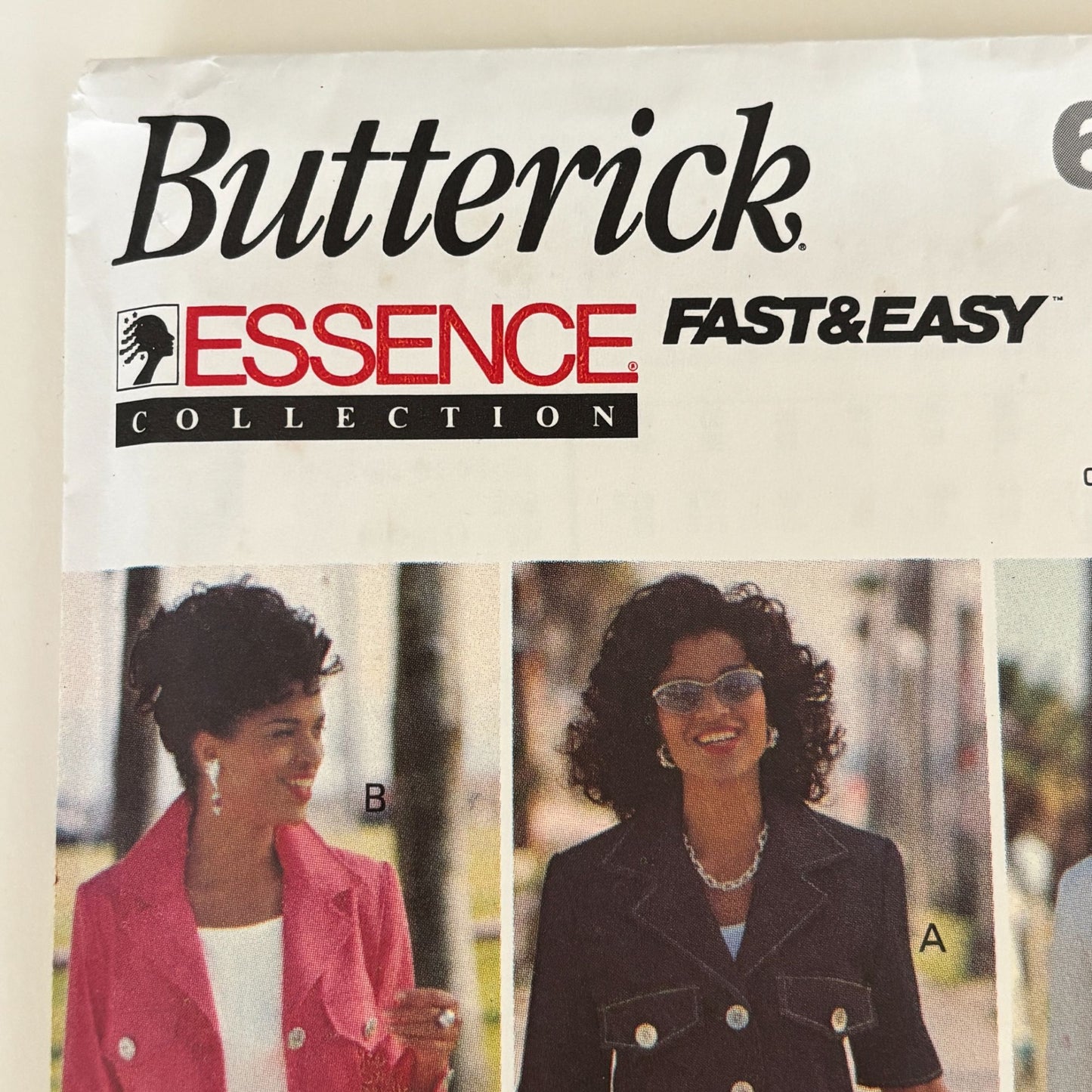 Butterick Sewing Pattern 6778 Cropped Jacket Skirt Suit Corporate Core Preppy 90s 6-10 Uncut