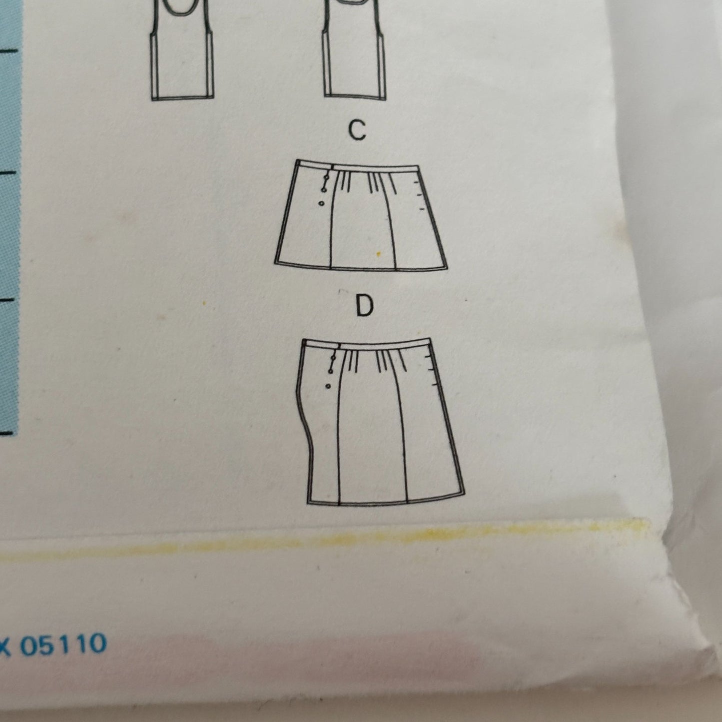 Butterick Sewing Pattern 6778 Cropped Jacket Skirt Suit Corporate Core Preppy 90s 6-10 Uncut