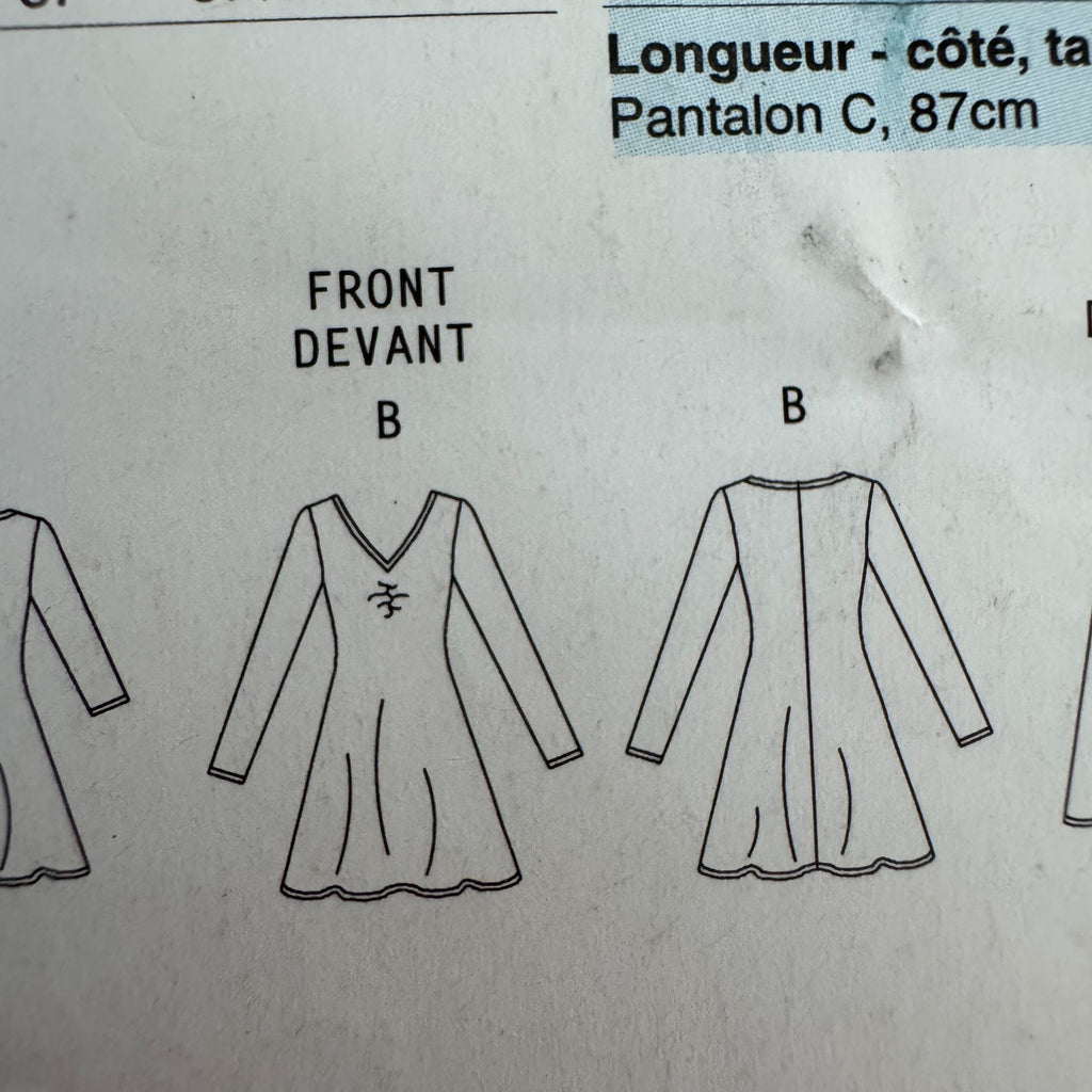 Butterick See and Sew Sewing Pattern B5375 Misses Tunic Dress Pants Easy 4-14 UC