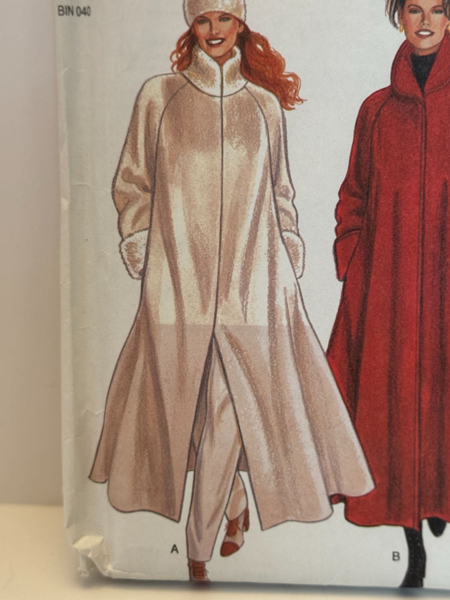 New Look Sewing Pattern 6259 Swing Coat Full Length Winter 6-18 Simplicity Uncut