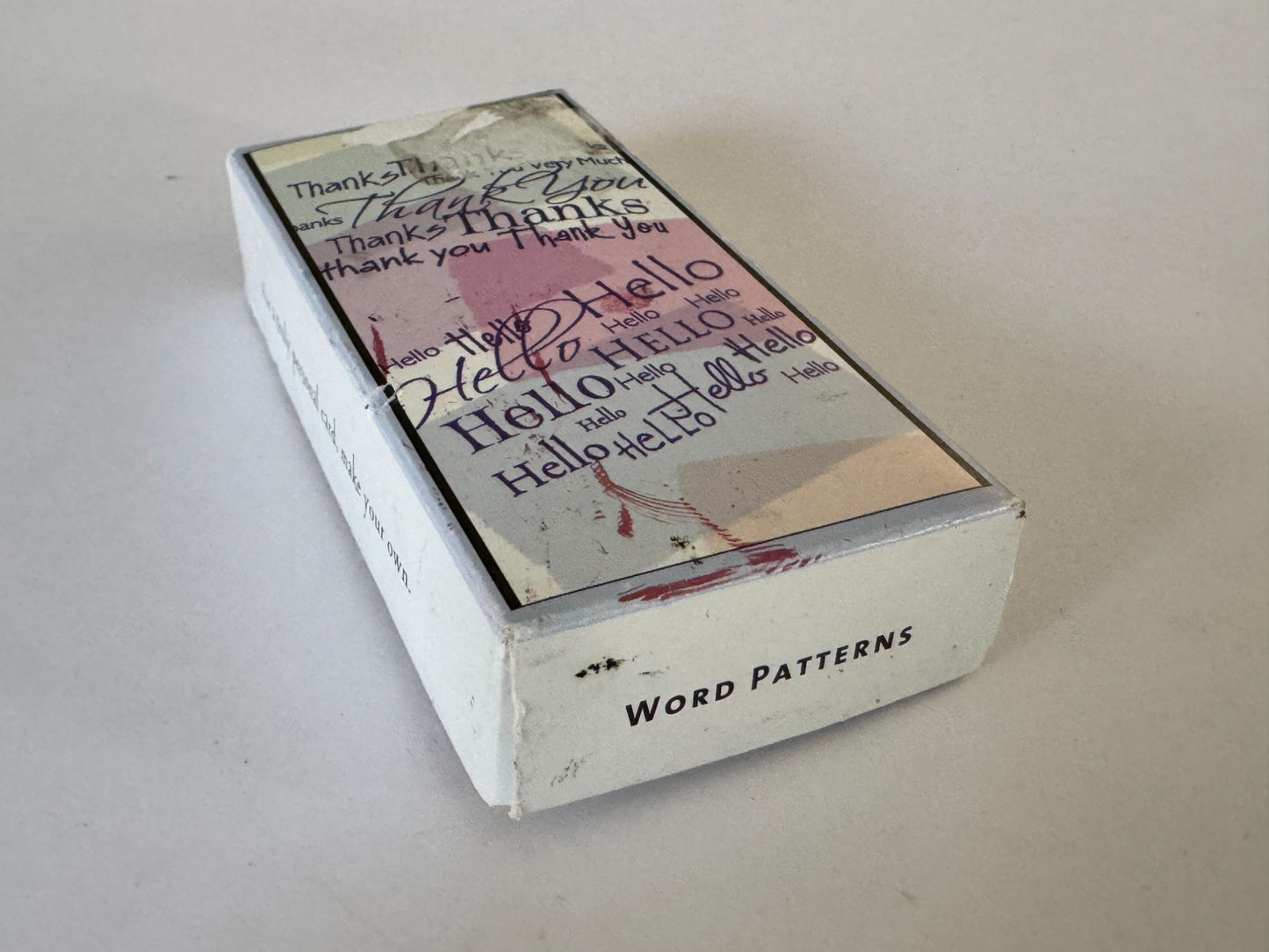 Hero Arts Rubber Stamps Word Patterns Thank You Cardmaking Set Words Hello Craft