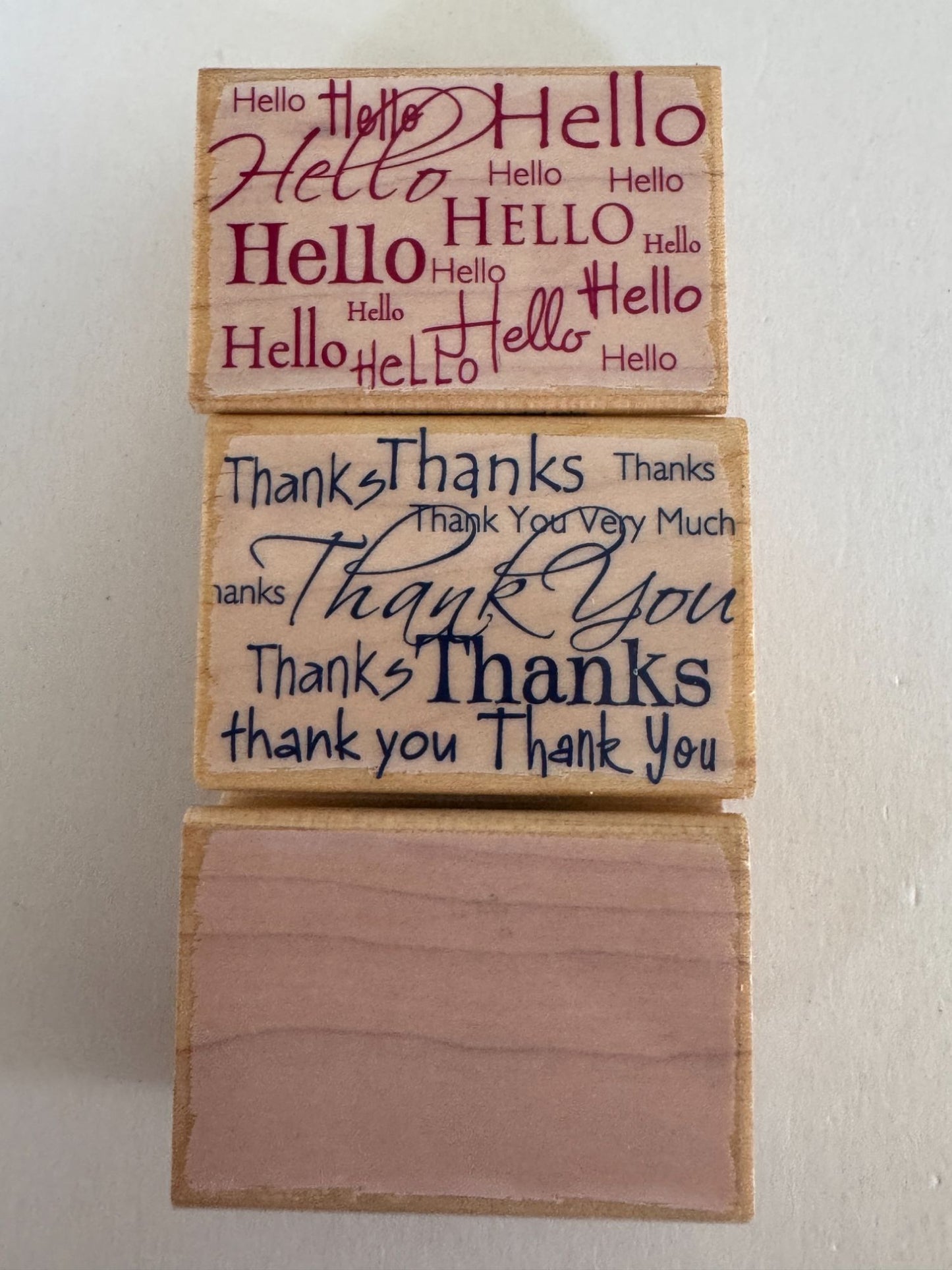 Hero Arts Rubber Stamps Word Patterns Thank You Cardmaking Set Words Hello Craft