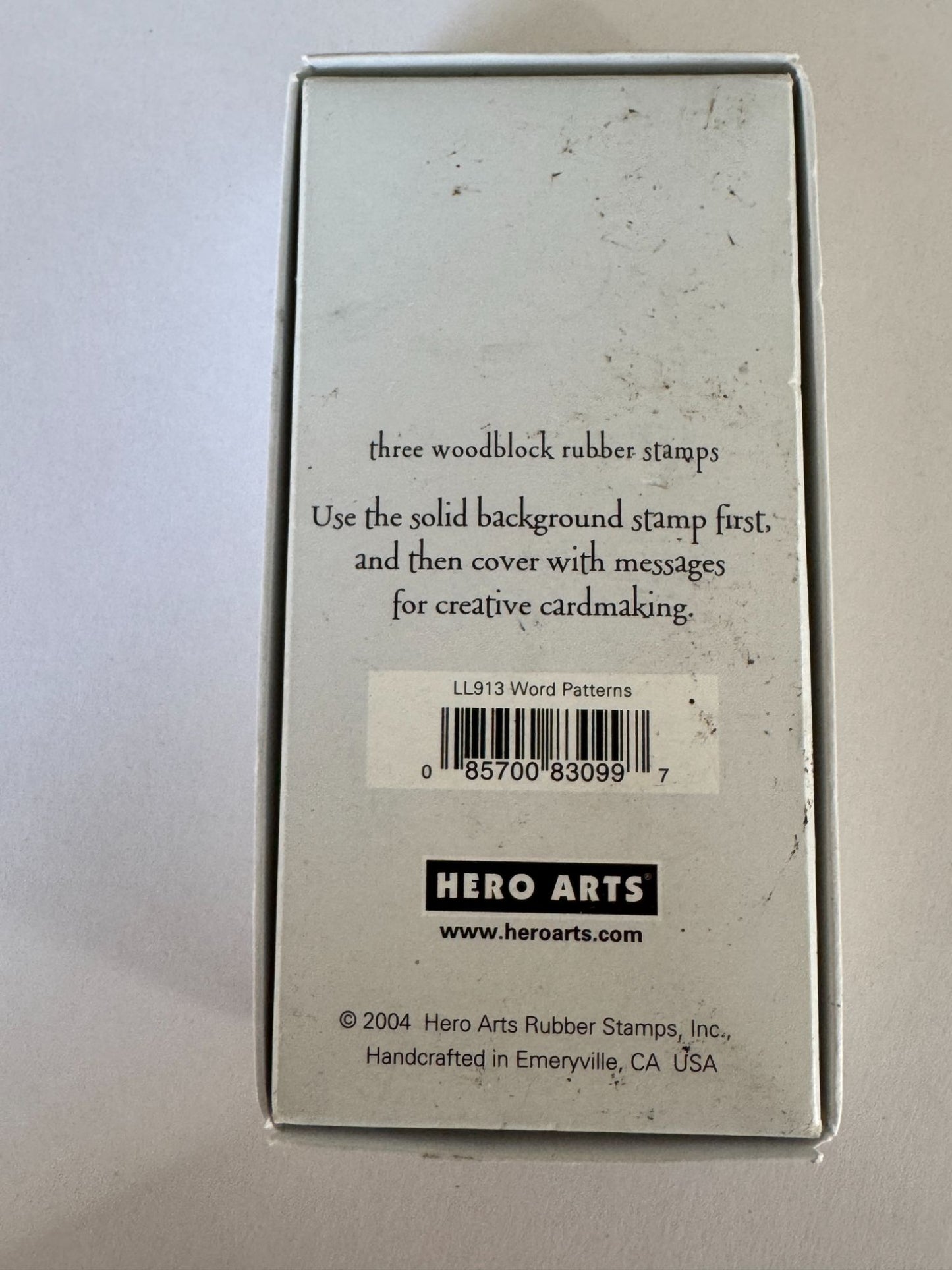 Hero Arts Rubber Stamps Word Patterns Thank You Cardmaking Set Words Hello Craft