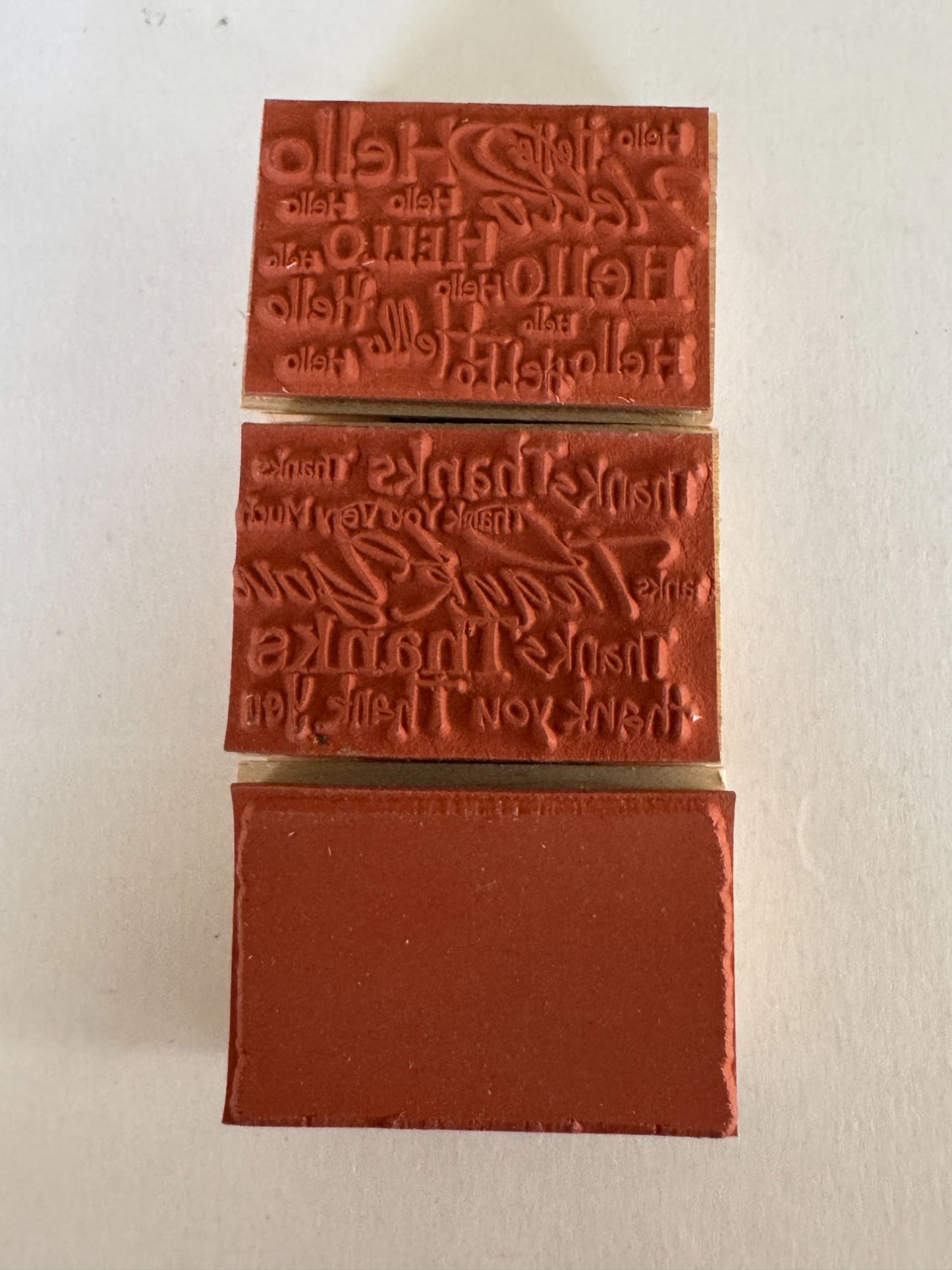 Hero Arts Rubber Stamps Word Patterns Thank You Cardmaking Set Words Hello Craft