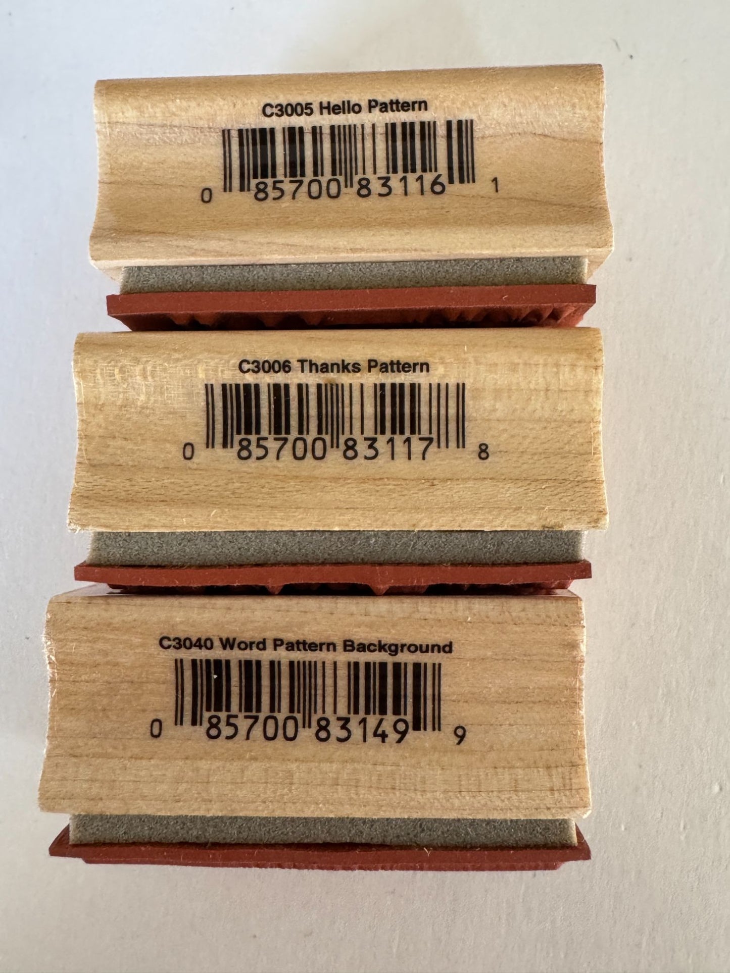 Hero Arts Rubber Stamps Word Patterns Thank You Cardmaking Set Words Hello Craft