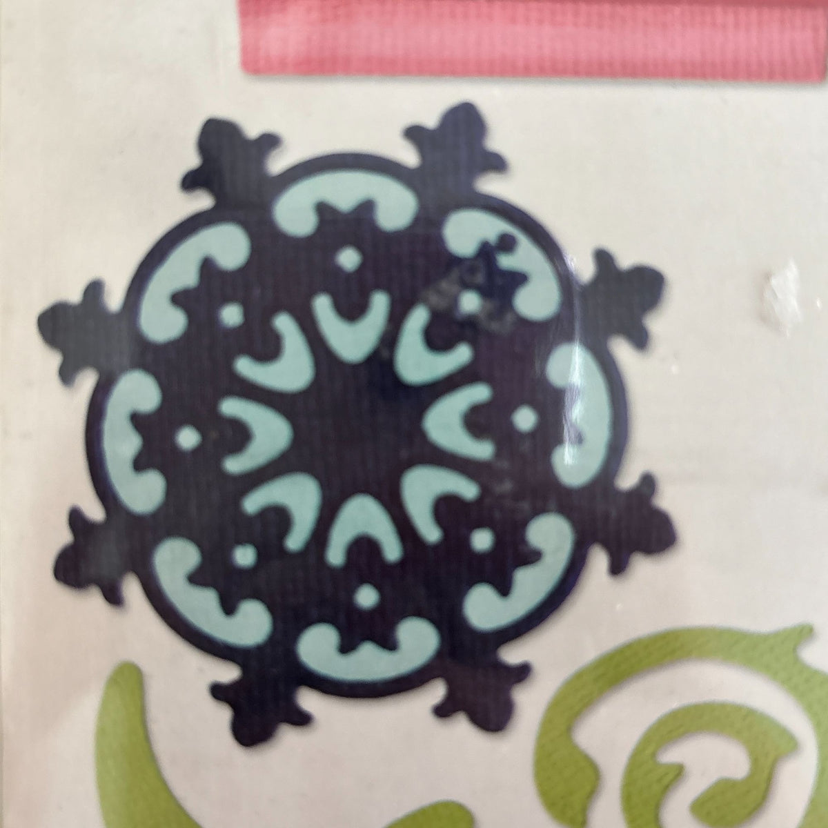 Sizzix Sizzlits Die Set Crown Medallion Scrolls Medium 3-Dies Cardmaking 657128 Snowflake Scrapbooking Craft
