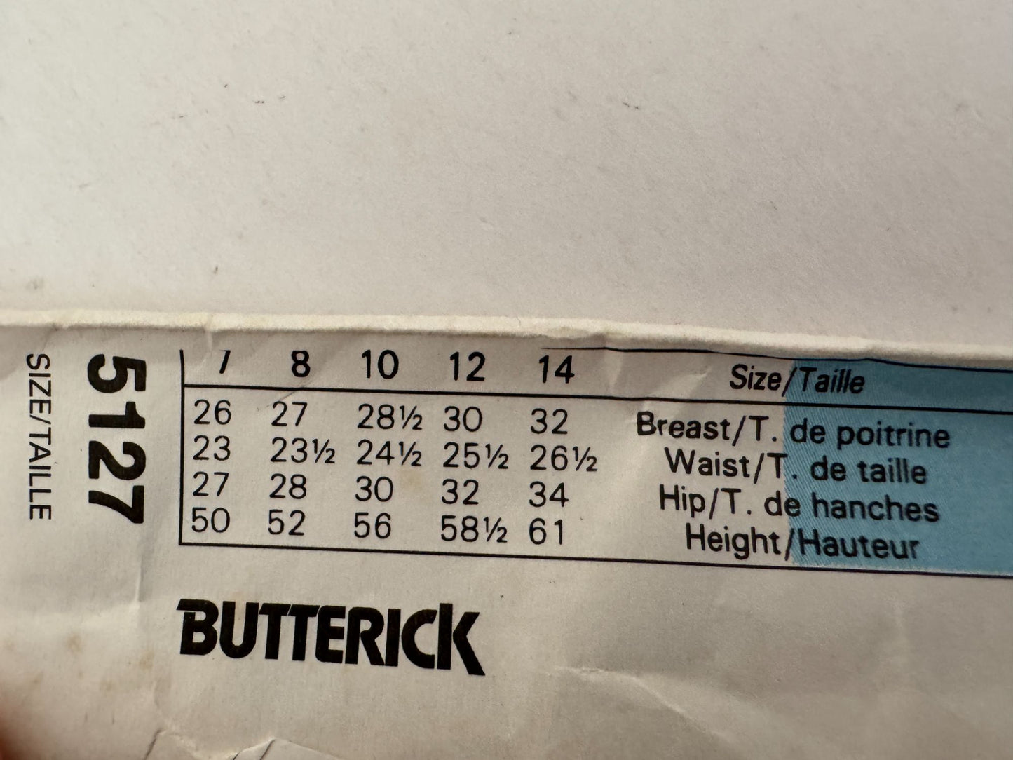 Butterick Sewing Pattern 5127 Girls Party Dress Ruffles Dropped Waist Bow 7 8 10