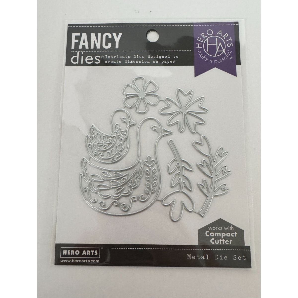 Hero Arts Fancy Dies Bird Family Metal Die Set Spring Easter Nature Cardmaking