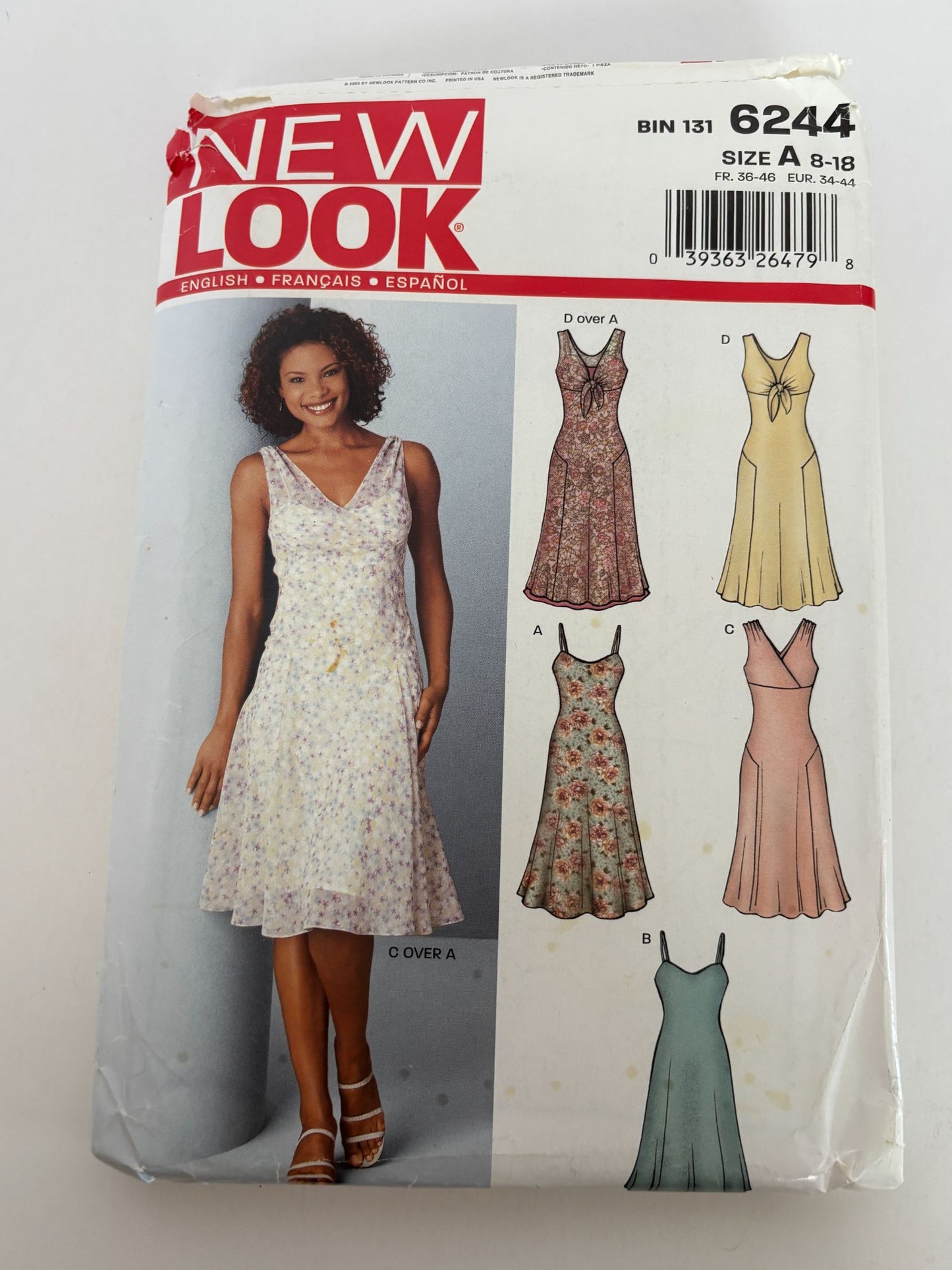 Simplicity New Look Sewing Pattern 6244: Misses' Dress