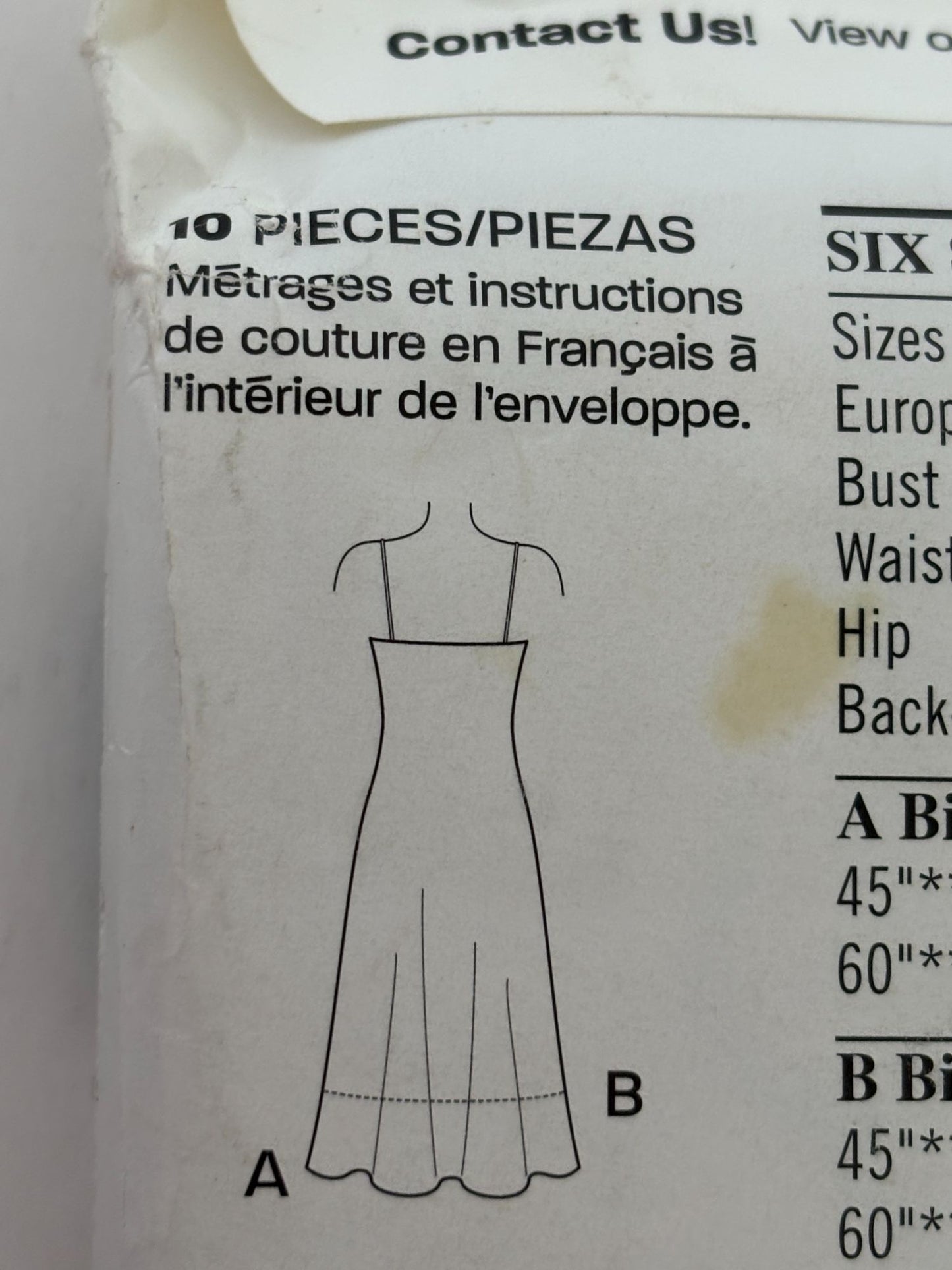Simplicity New Look Sewing Pattern 6244: Misses' Dress