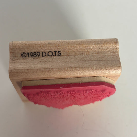 DOTS Rubber Stamp Pine Trees Christmas Nature Landscape Scene Maker Card Making