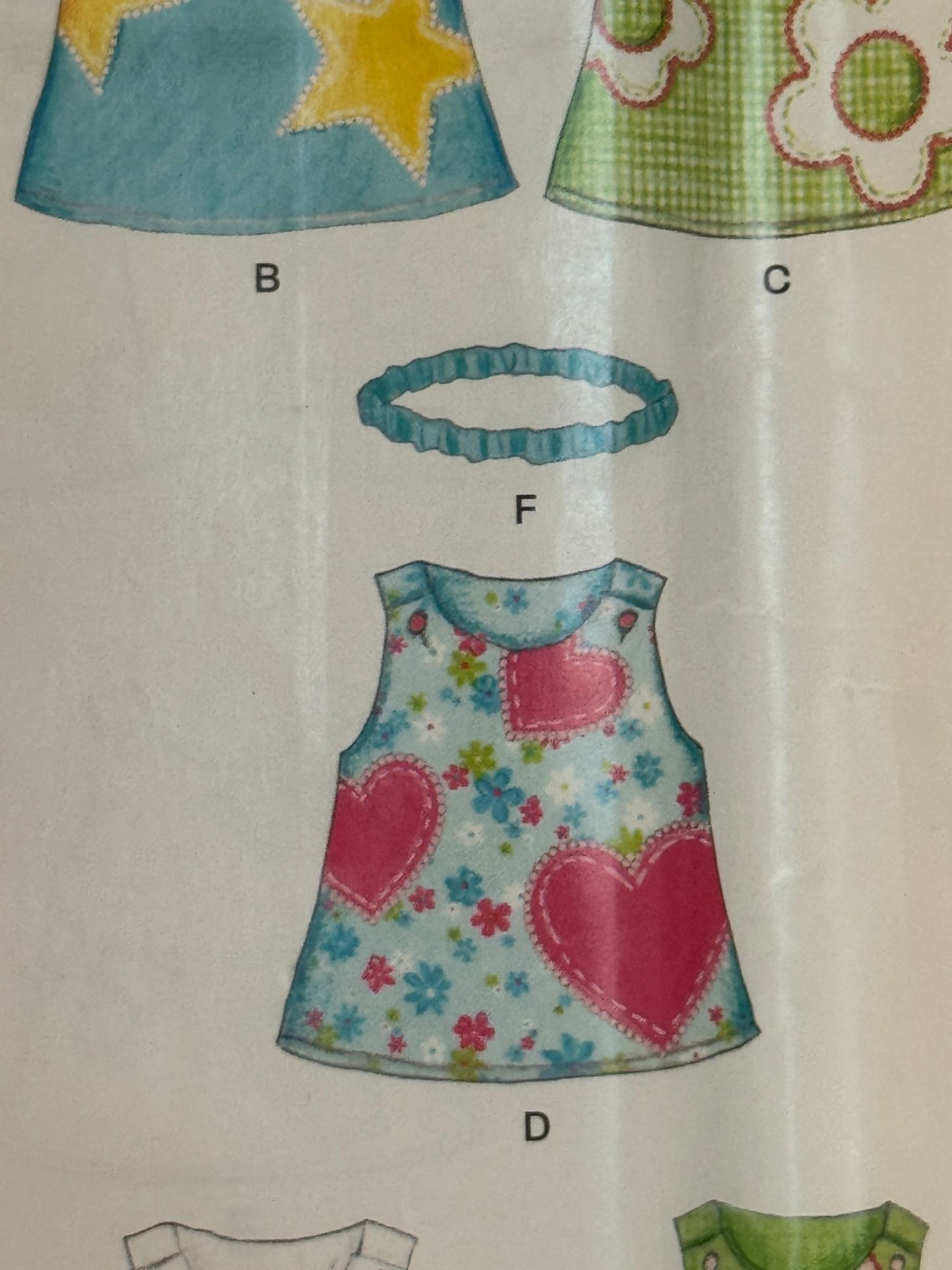 New Look Sewing Pattern A6576 Baby Dress Infant Girl Summer Easy Simplicity UC