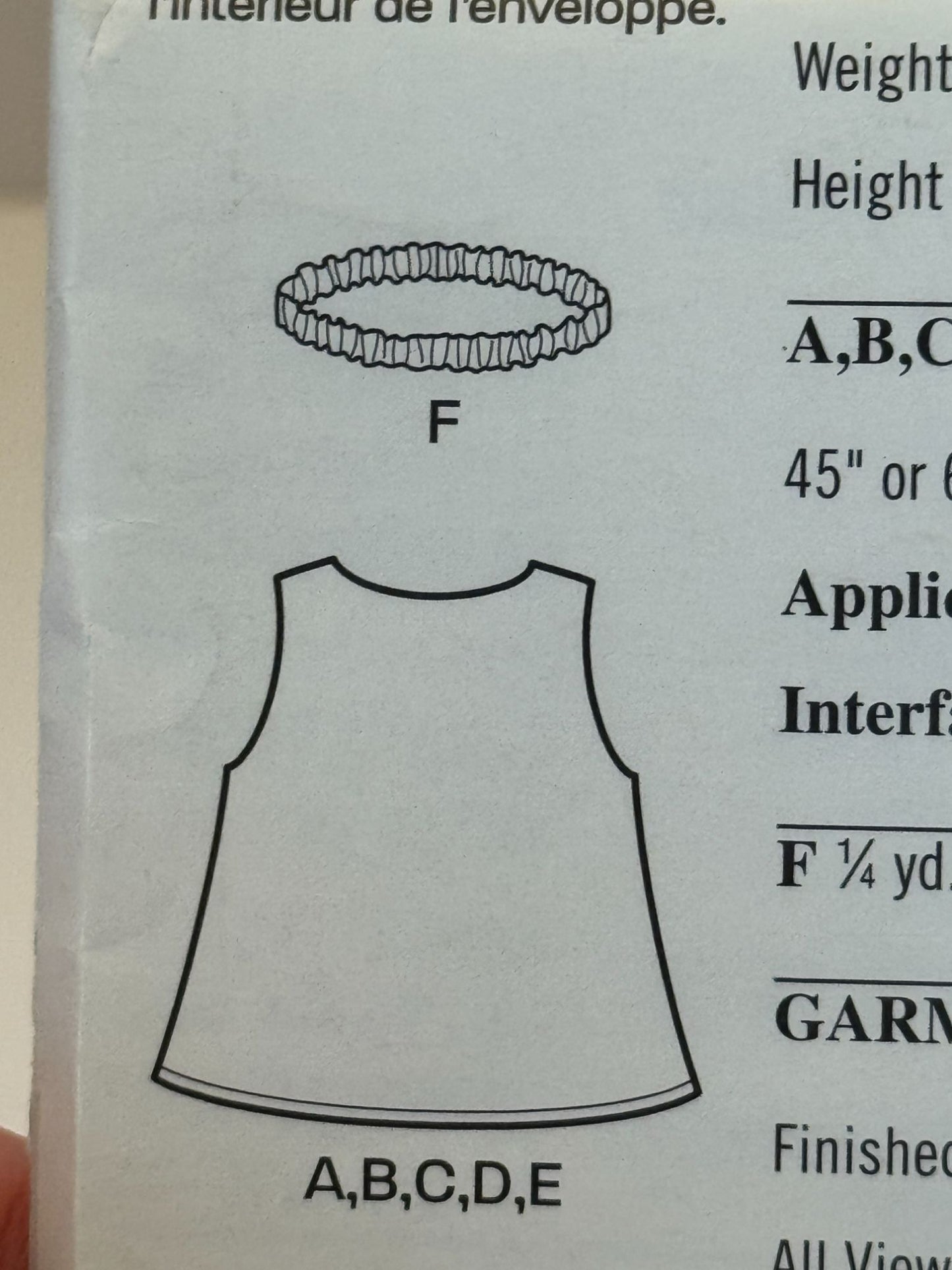 New Look Sewing Pattern A6576 Baby Dress Infant Girl Summer Easy Simplicity UC