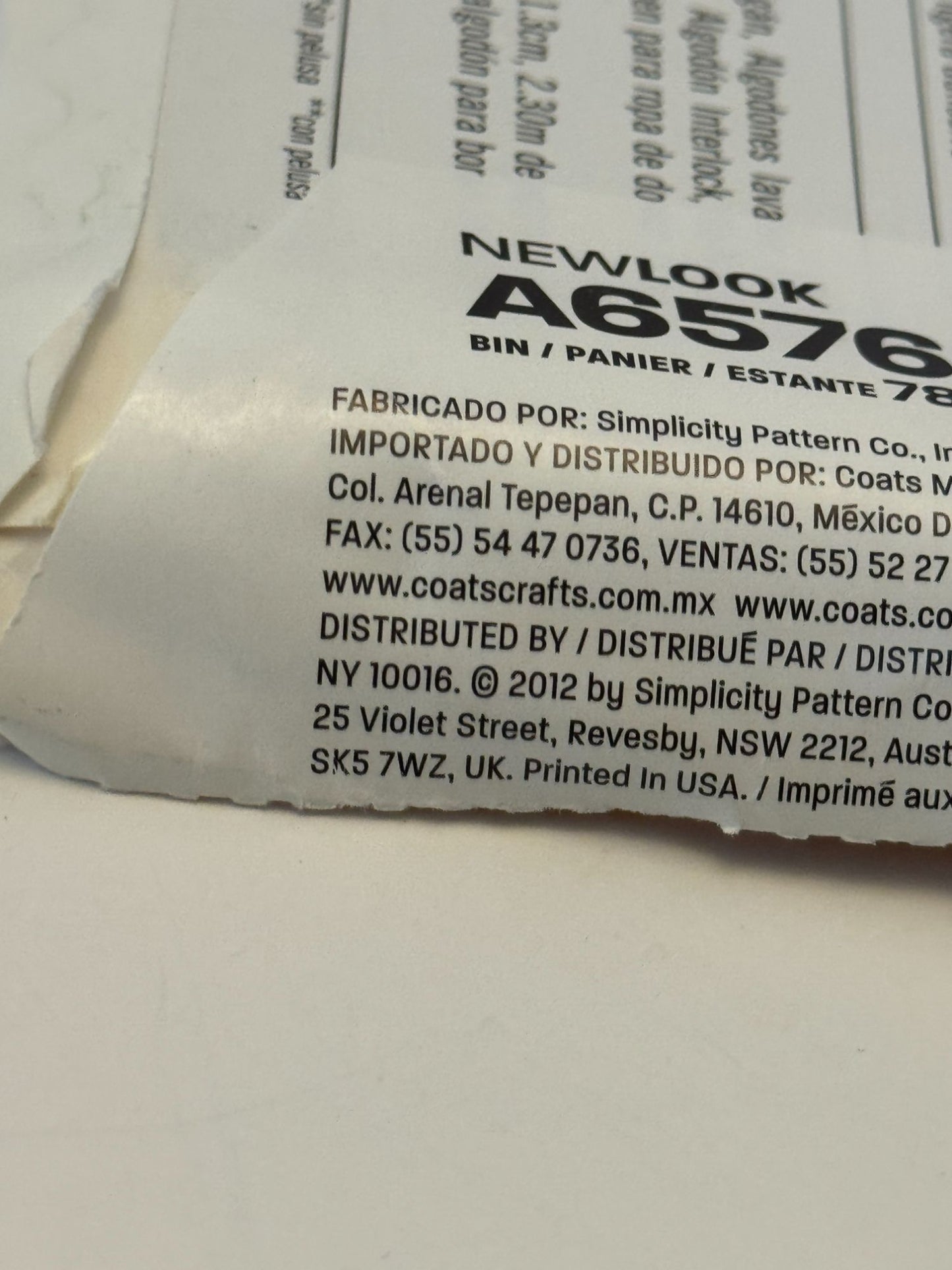 New Look Sewing Pattern A6576 Baby Dress Infant Girl Summer Easy Simplicity UC