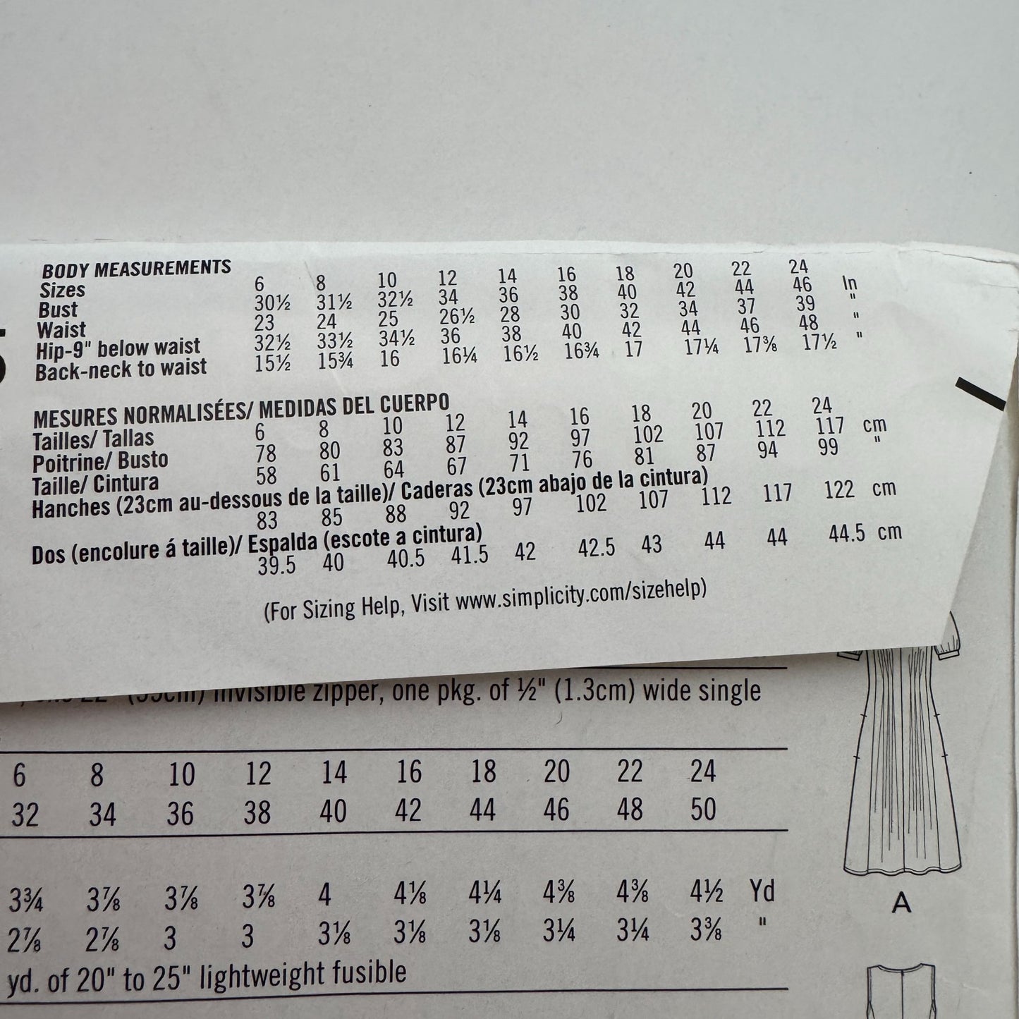 Simplicity Sewing Pattern R10595 Midi or Maxi Dress Released Pleats 6-14 Uncut