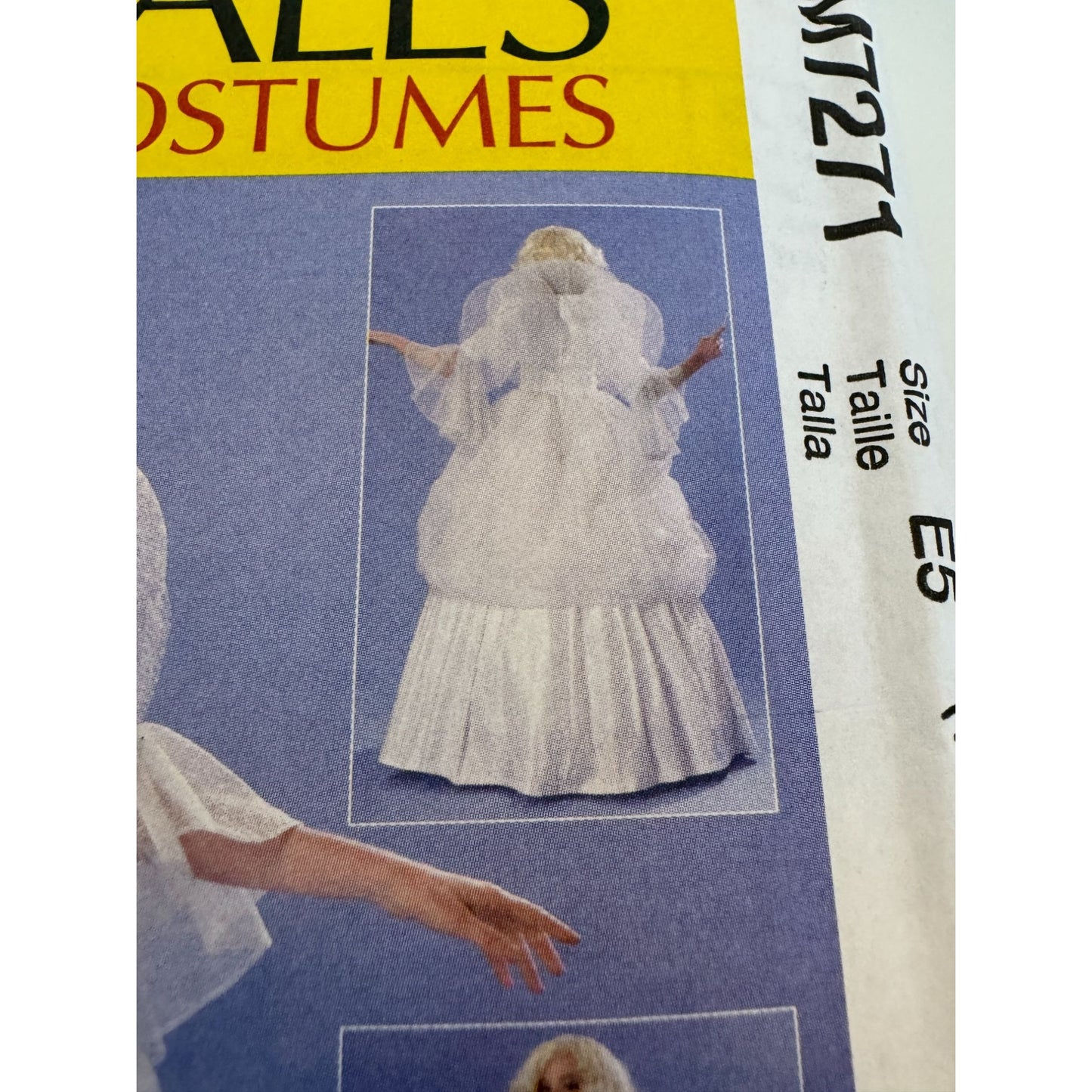 McCalls Sewing Pattern M7271 Fairy Godmother Dress Angel Halloween Costume 14-22