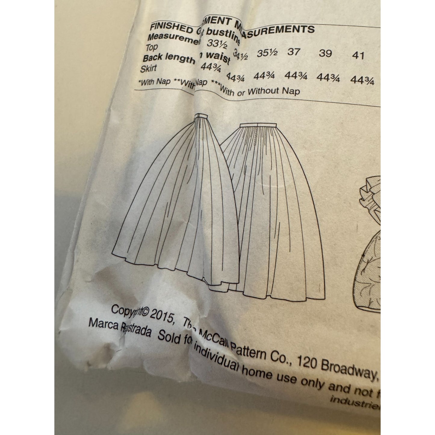 McCalls Sewing Pattern M7271 Fairy Godmother Dress Angel Halloween Costume 14-22
