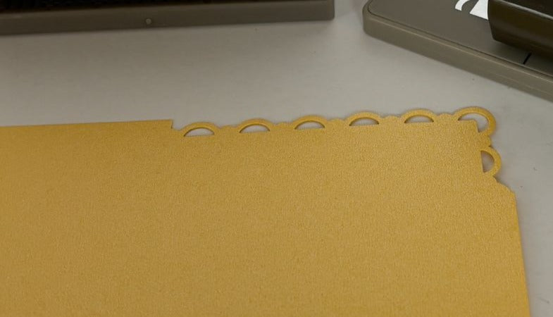 Stampin Up Paper Punch Set Scalloped Trim Border Edge Corner Half Circles Craft