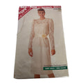 Butterick Sewing Pattern 3052 Semi Formal Dress Top Easy 1980s UC 16 18 20 22 24