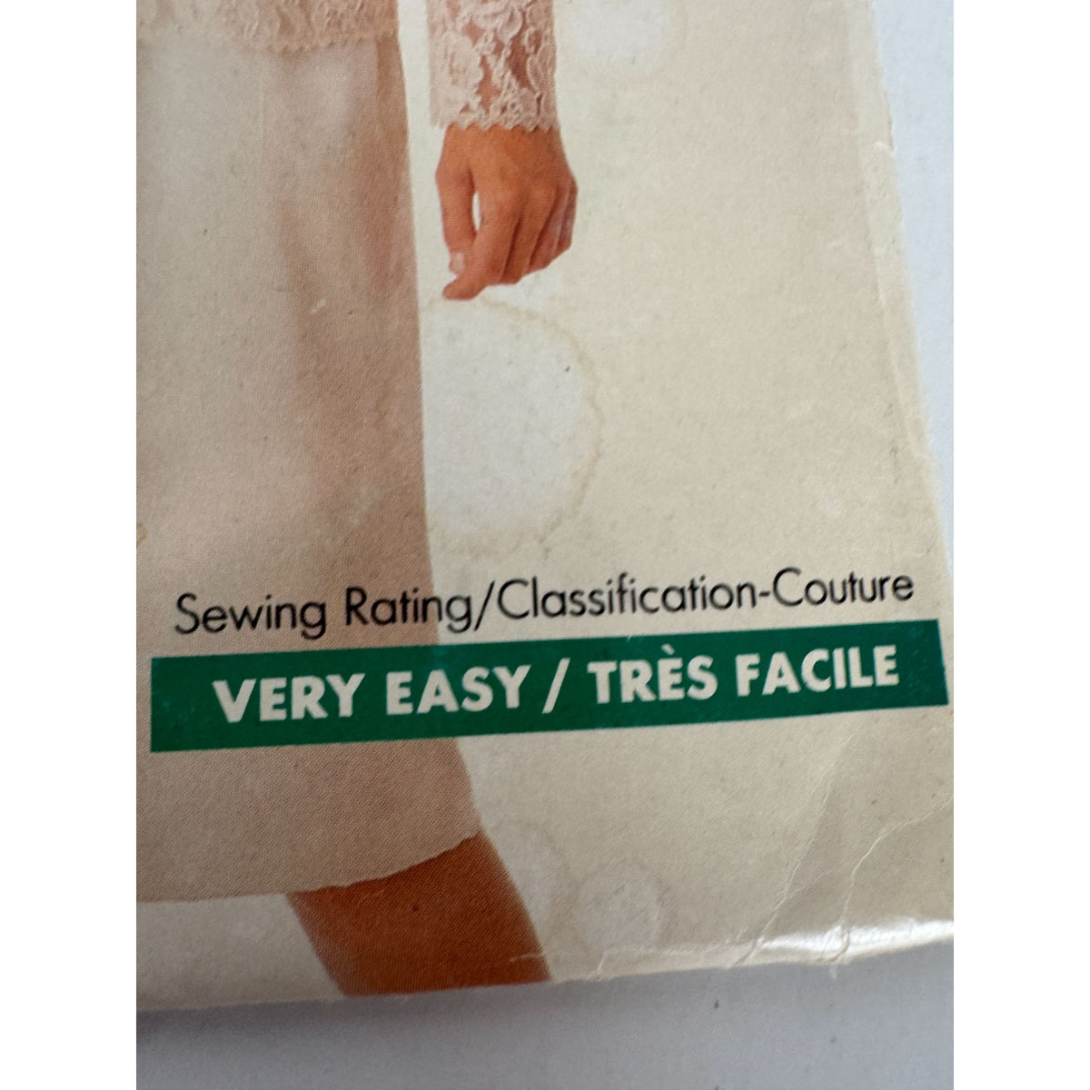 Butterick Sewing Pattern 3052 Semi Formal Dress Top Easy 1980s UC 16 18 20 22 24