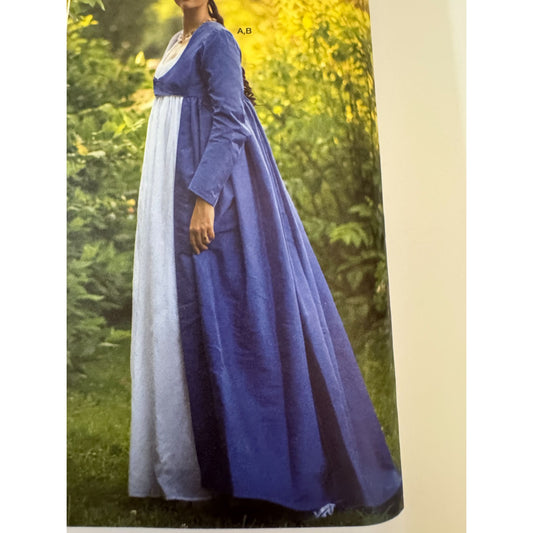 Simplicity Sewing Pattern S8941 American Duchess Regency Dress Sizes 14-22 Uncut