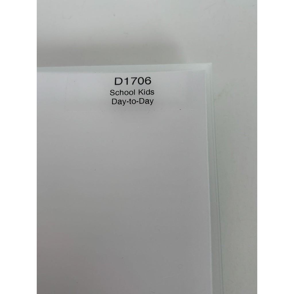 CTMH My Acrylix Acrylic Stamp Set Back to School Kids Day to Day Best Teacher
