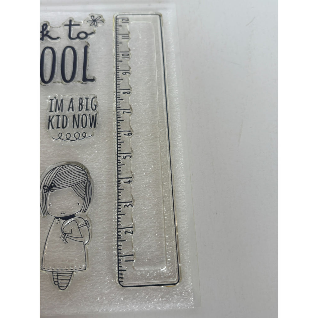 CTMH My Acrylix Acrylic Stamp Set Back to School Kids Day to Day Best Teacher