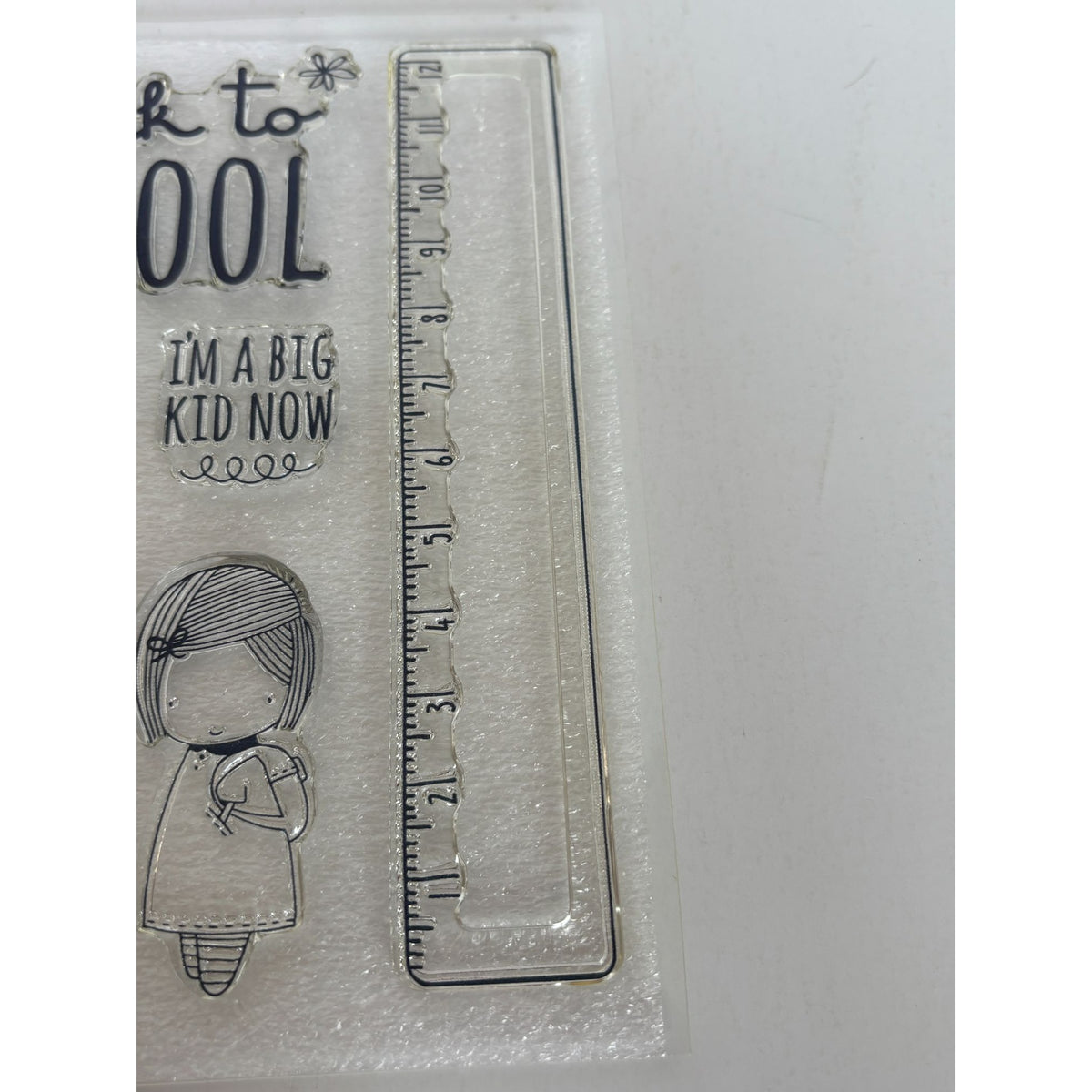 CTMH My Acrylix Acrylic Stamp Set Back to School Kids Day to Day Best Teacher