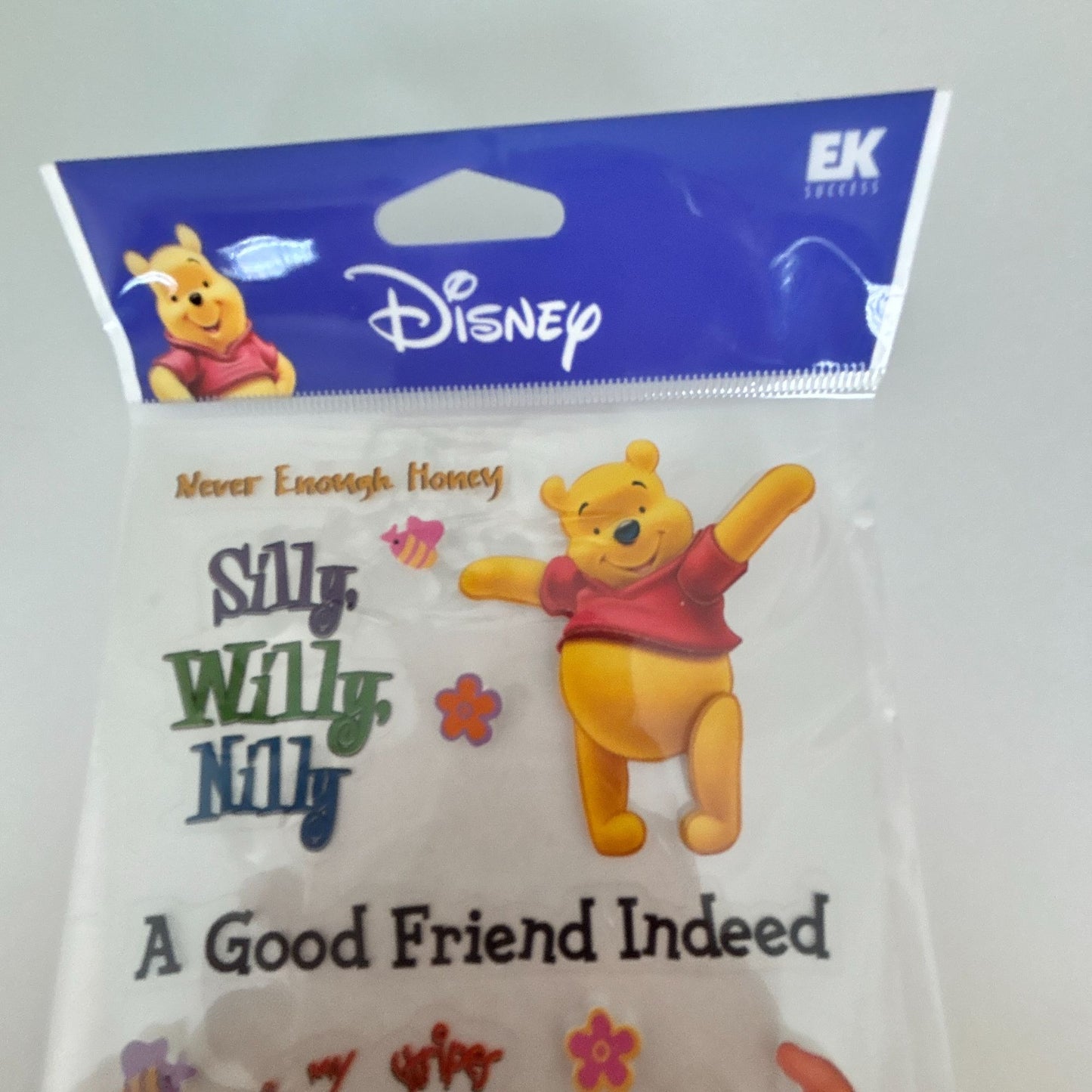 Disney Winnie Pooh Sticker Sheet Quote Eeyore Tigger Piglet Scrapbook Stickers Funny Friendship Bees