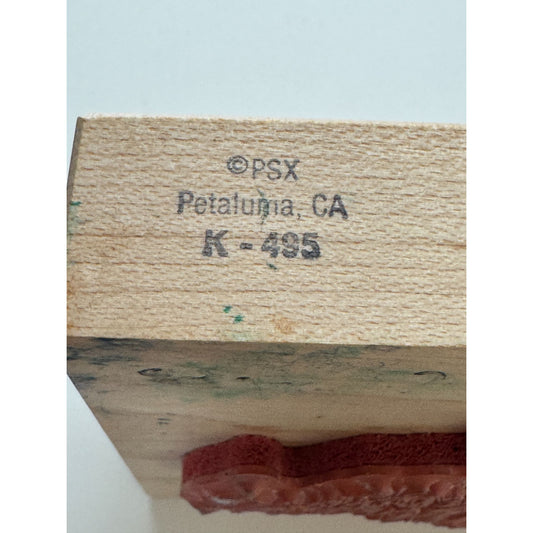 PSX Rubber Stamp Christmas Tree Decorated Ornaments Card Making Angel Holidays