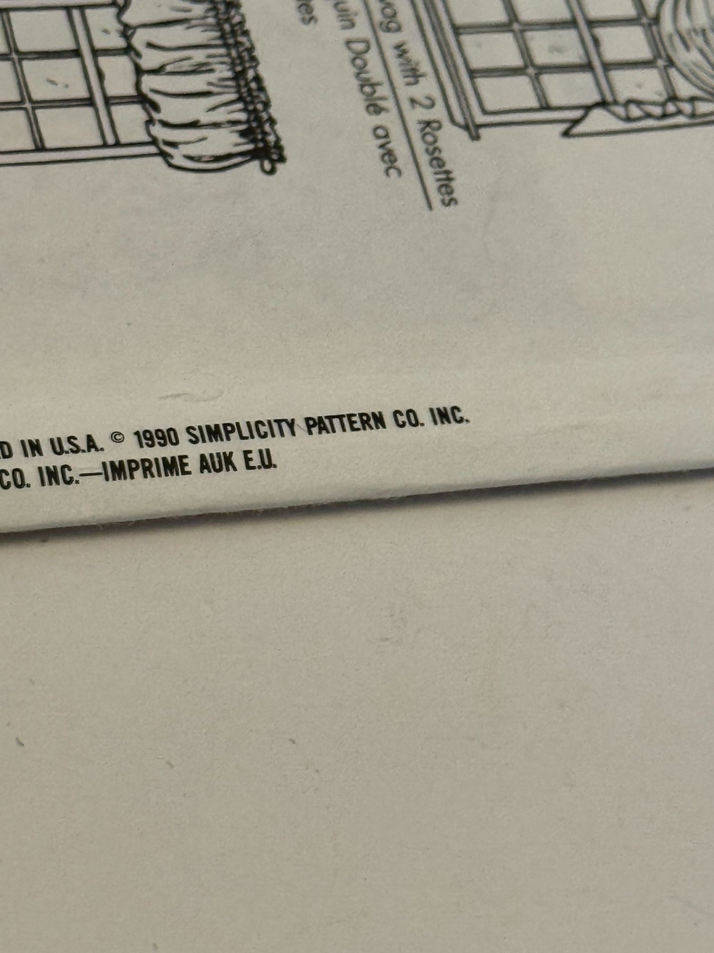 Simplicity Sewing Pattern 9799 Easy House Curtains Window Treatment Swag Valance