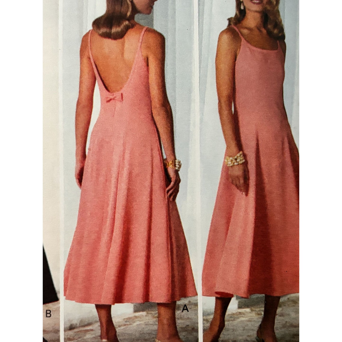 Butterick Sewing Pattern 6554 Dress Evening Formal 90s Minimalist Easy UC 6 8 10