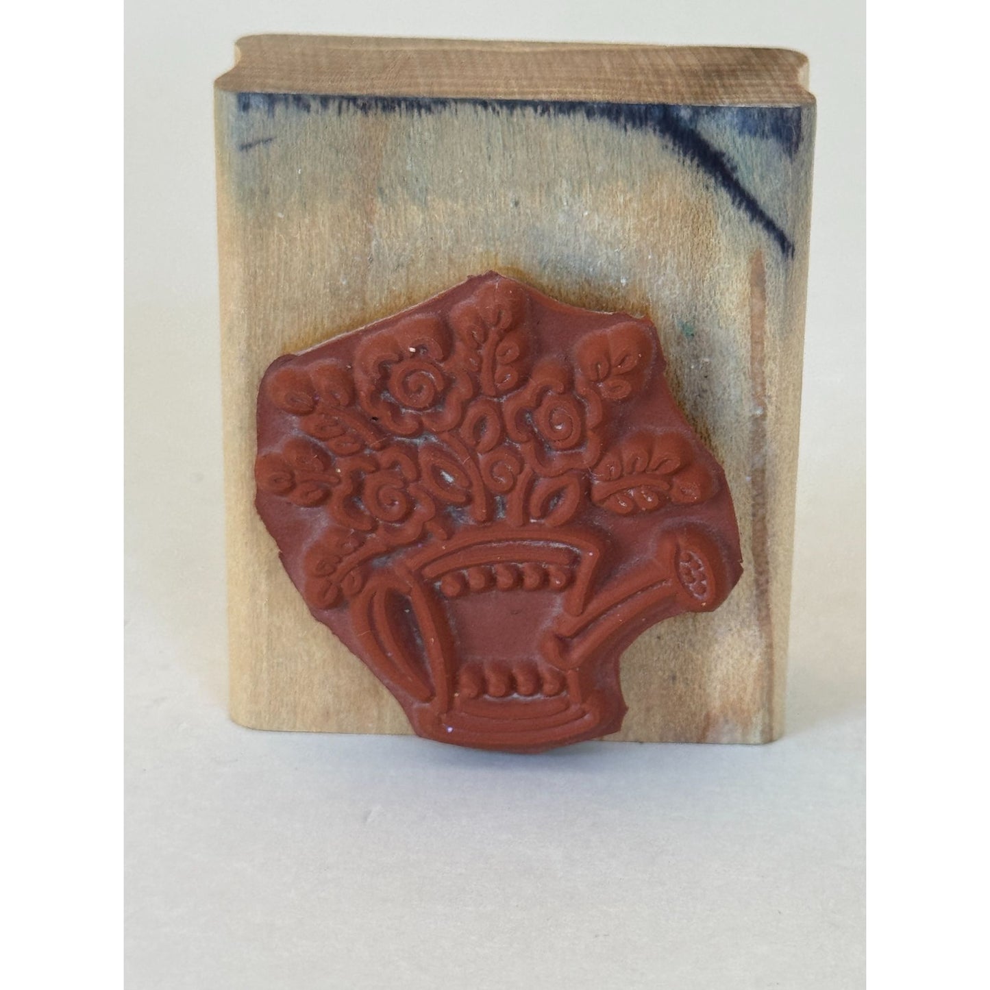 Stampin Up Rubber Stamp Watering Can Flowers Spring Garden Card Making Crafts