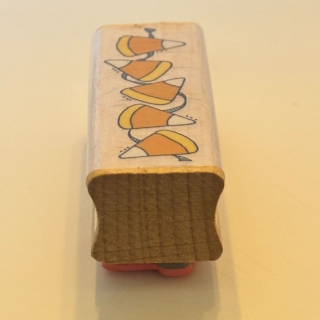 Studio G Rubber Stamp Candy Corn Halloween Card Making Border Fall Season Banner Garland