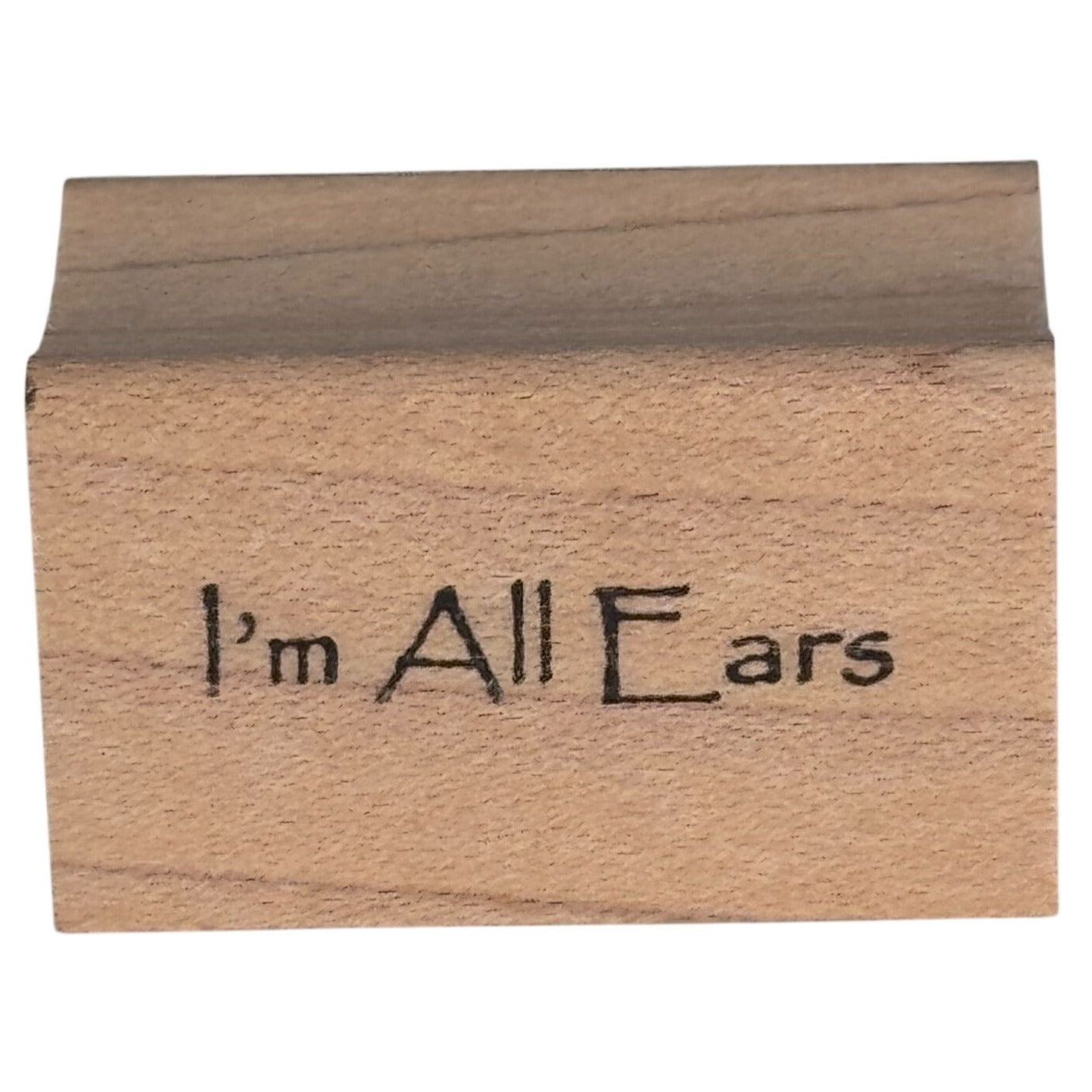 Rosies Roadshow Rubber Stamp I Am All Ears Cardmaking Words Funny Sentiment Crafting Tool