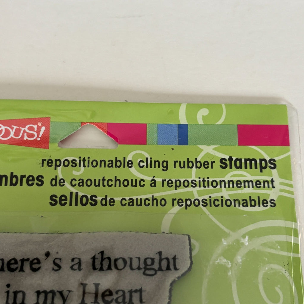 Stampendous Cling Stamp Kind Friendship Thankful Quote Sentiment Card Making Words Friend Thank You