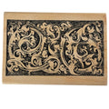A Stamp In The Hand Rubber Stamp Ornate Scroll Pattern Swirls Scrollwork Cardmaking Baroque