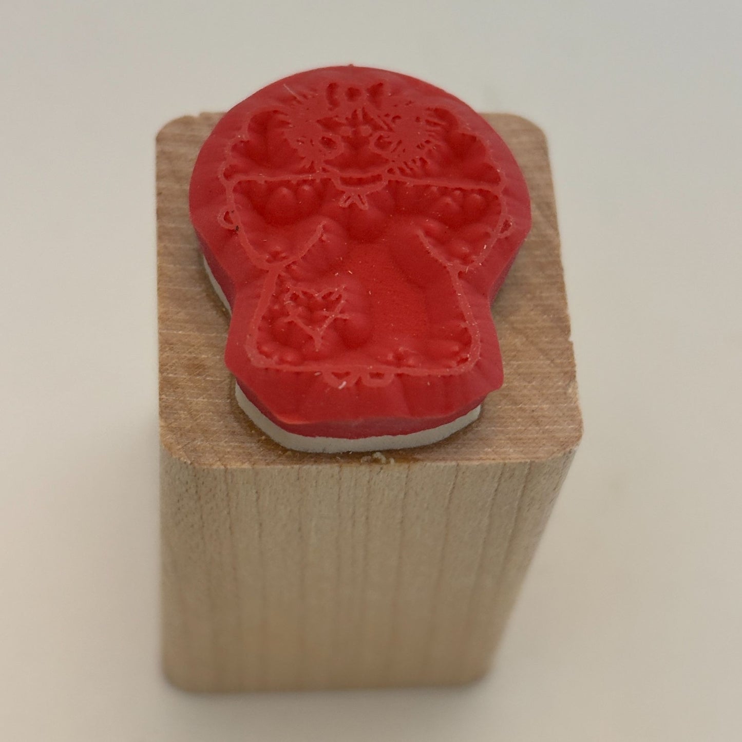 DOTS Rubber Stamp Christmas Country Angel Patches Gift Tag Card Making 1 Inch