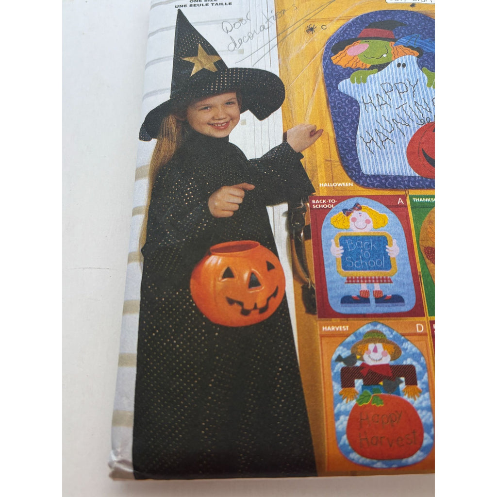 Butterick Sewing Pattern 6242 Fall Door Decorations Halloween Thanksgiving UC