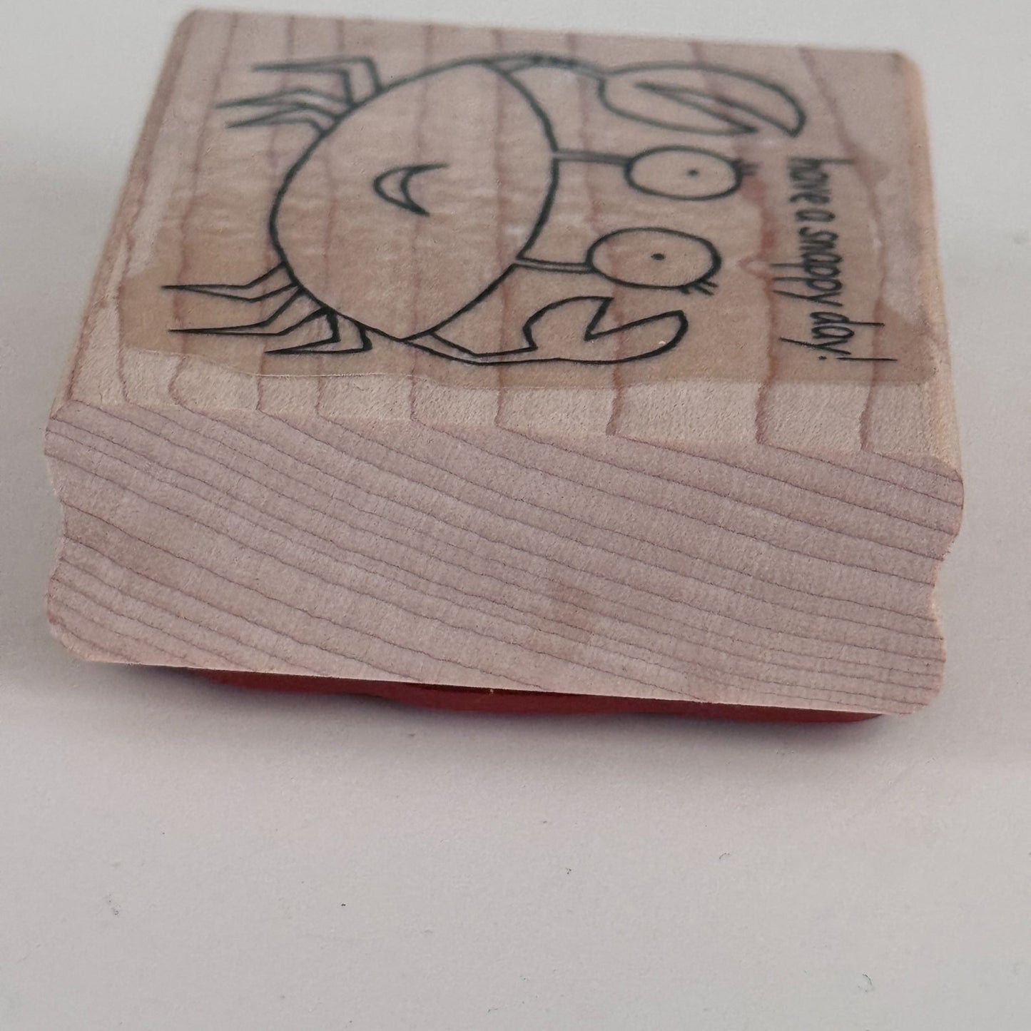 Stampin Up Rubber Stamp Crab Pun Have A Snappy Day Beach Funny Animal Cardmaking
