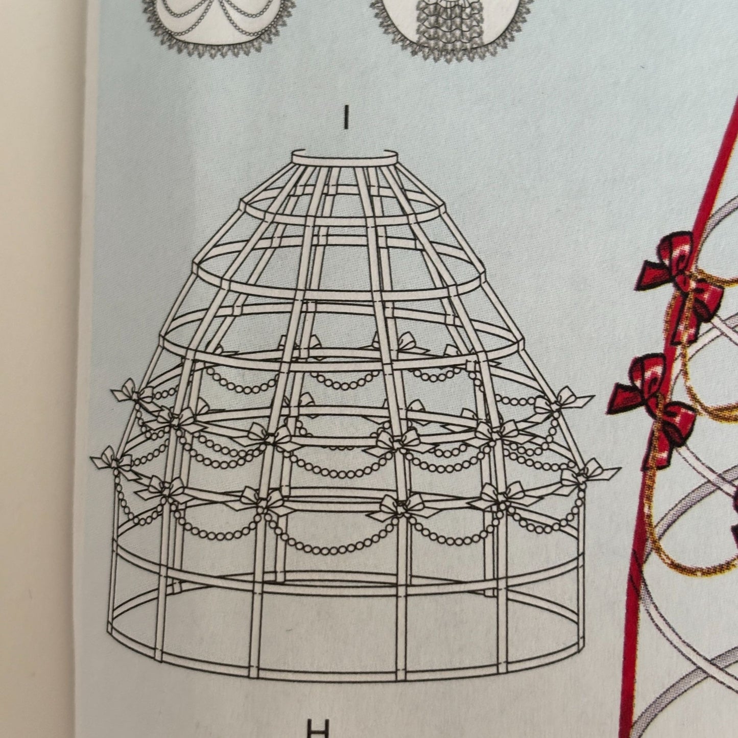 McCalls Sewing Pattern M7306 Costume Corset Hoop Skirt Victorian Fantasy 14-22 Uncut Crown
