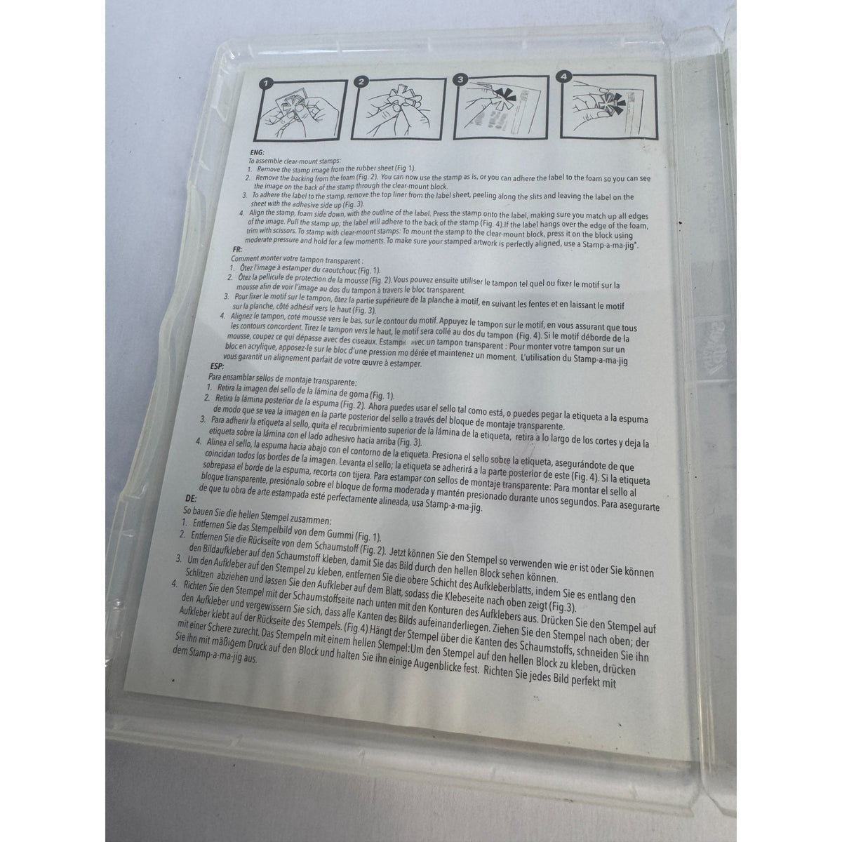 Stampin Up Clear Mount Rubber Stamp Set Create a Cupcake Happy Birthday Candle