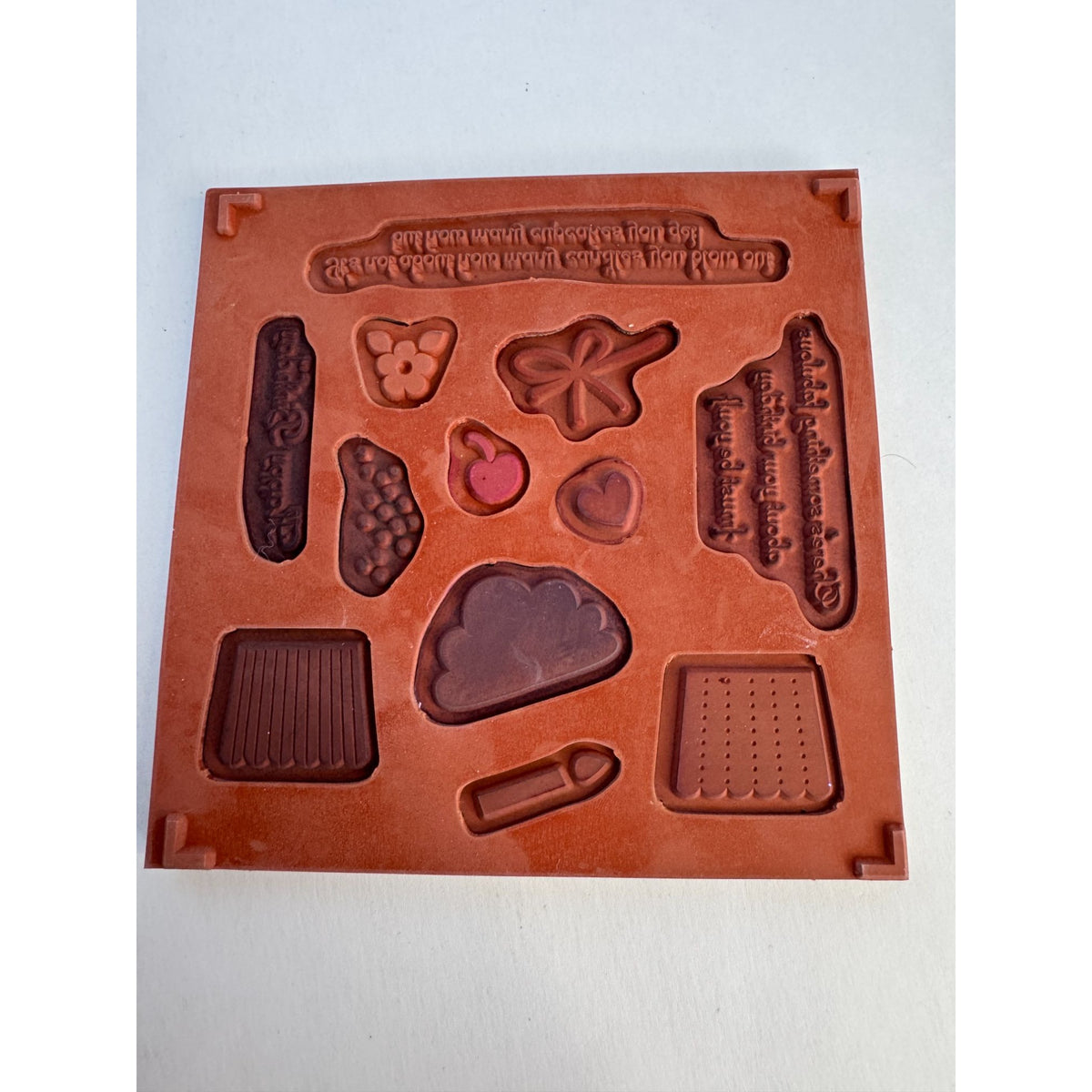 Stampin Up Clear Mount Rubber Stamp Set Create a Cupcake Happy Birthday Candle