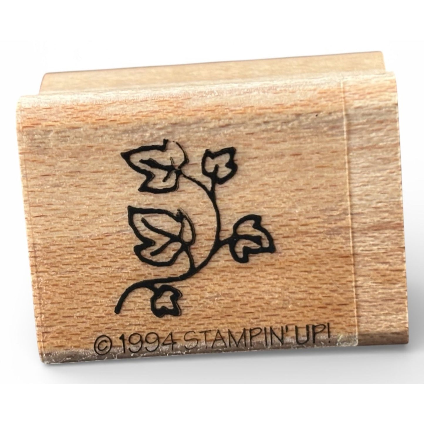 Stampin Up Rubber Stamp With Ivy Leaf  Leaves Nature Card Making Small Crafting