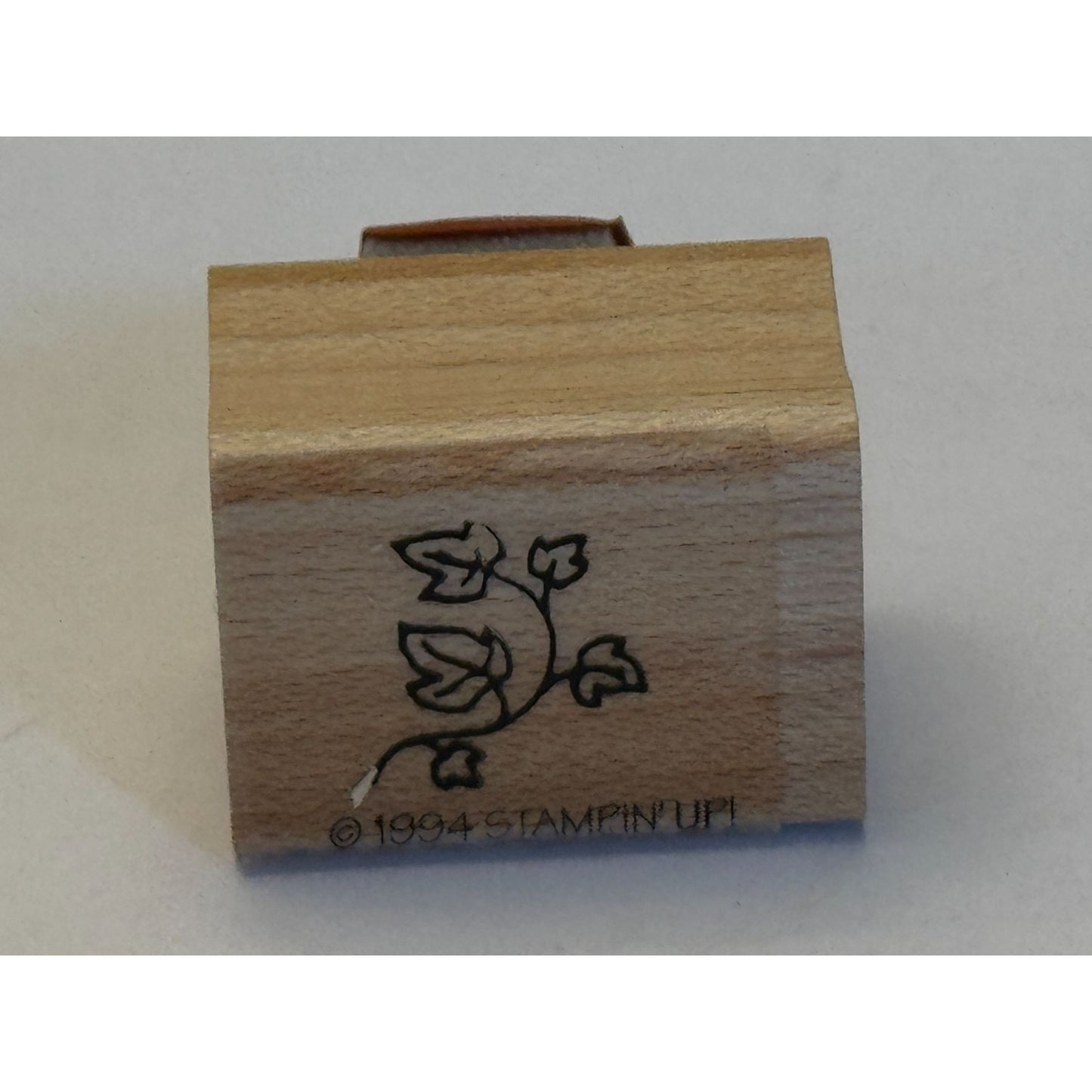 Stampin Up Rubber Stamp With Ivy Leaf  Leaves Nature Card Making Small Crafting