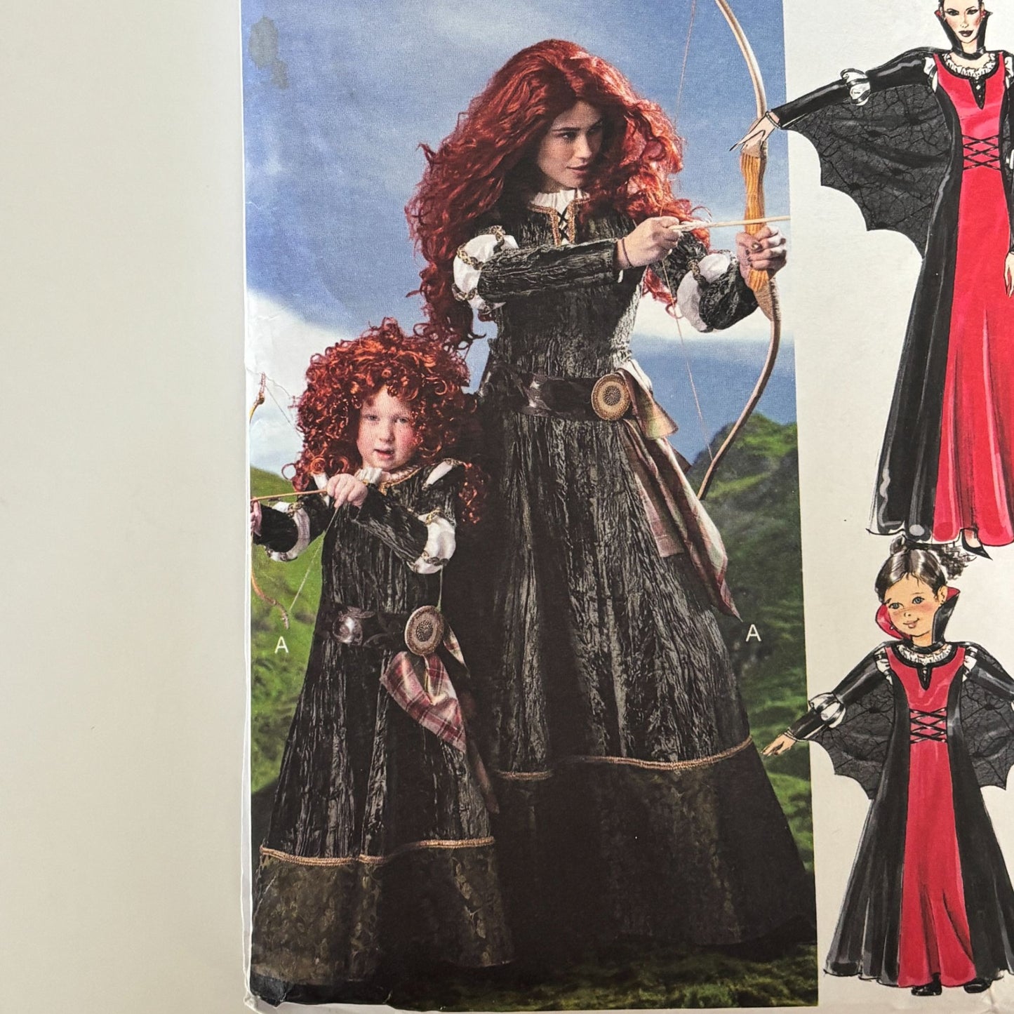 McCalls Sewing Pattern M6817 Medieval Costume Dress Cape Fantasy Archer Cosplay 8-22 Uncut Halloween